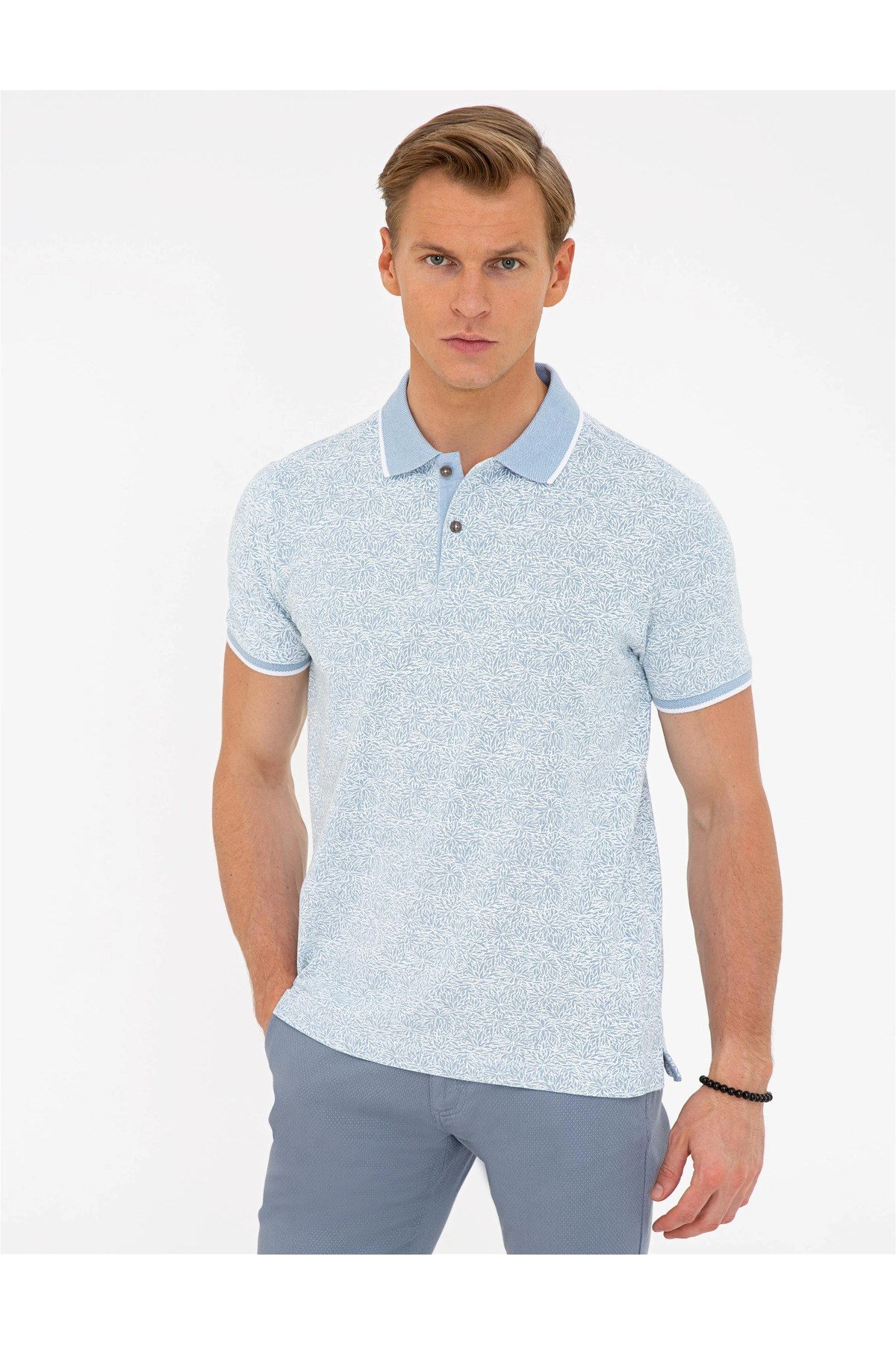Mint Slim Fit Polo Yaka Tişört G021SZ011.000.1201144.VR152