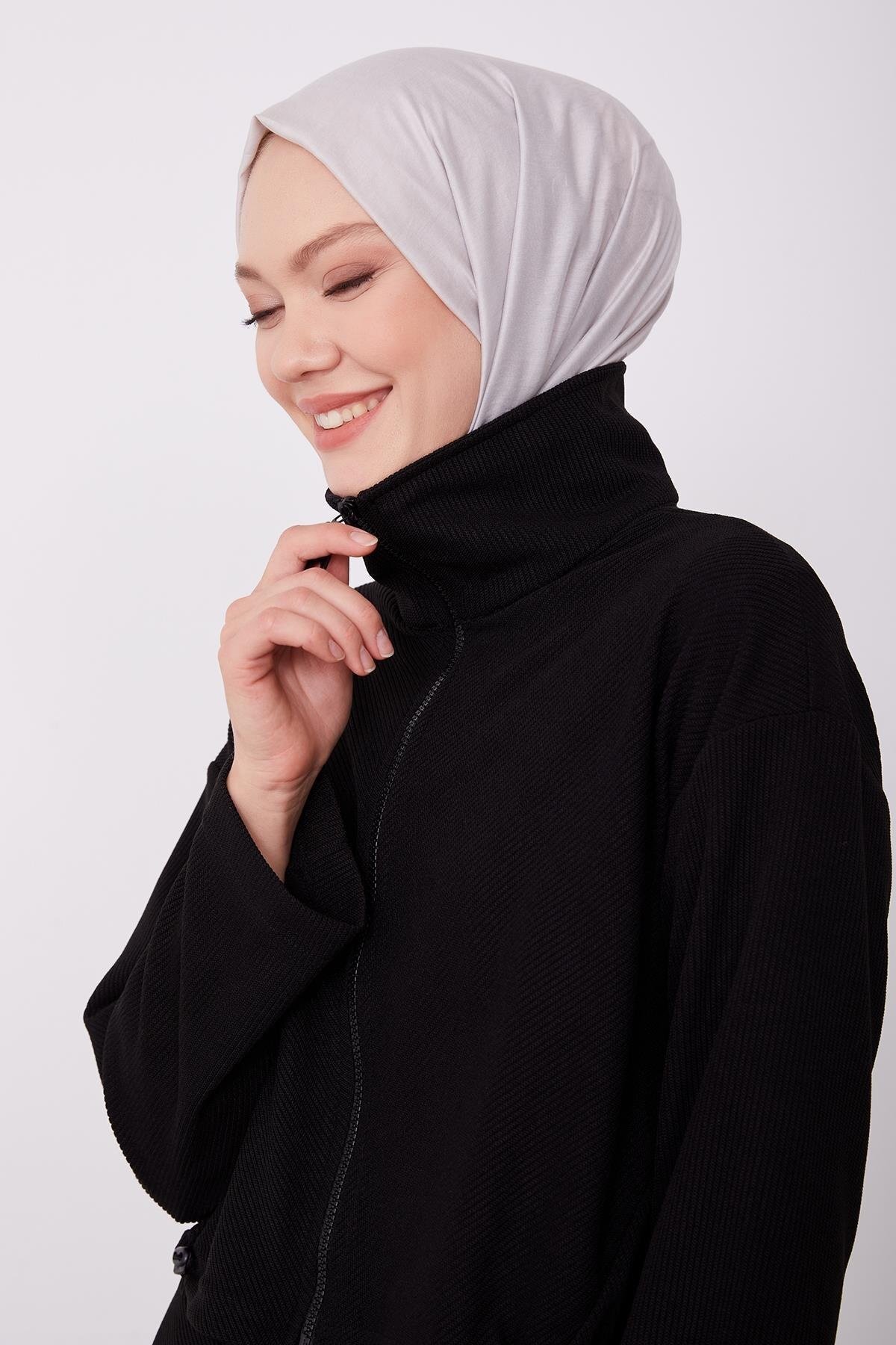 Polo Yaka Hırkalı Takım 23K6710 Siyah