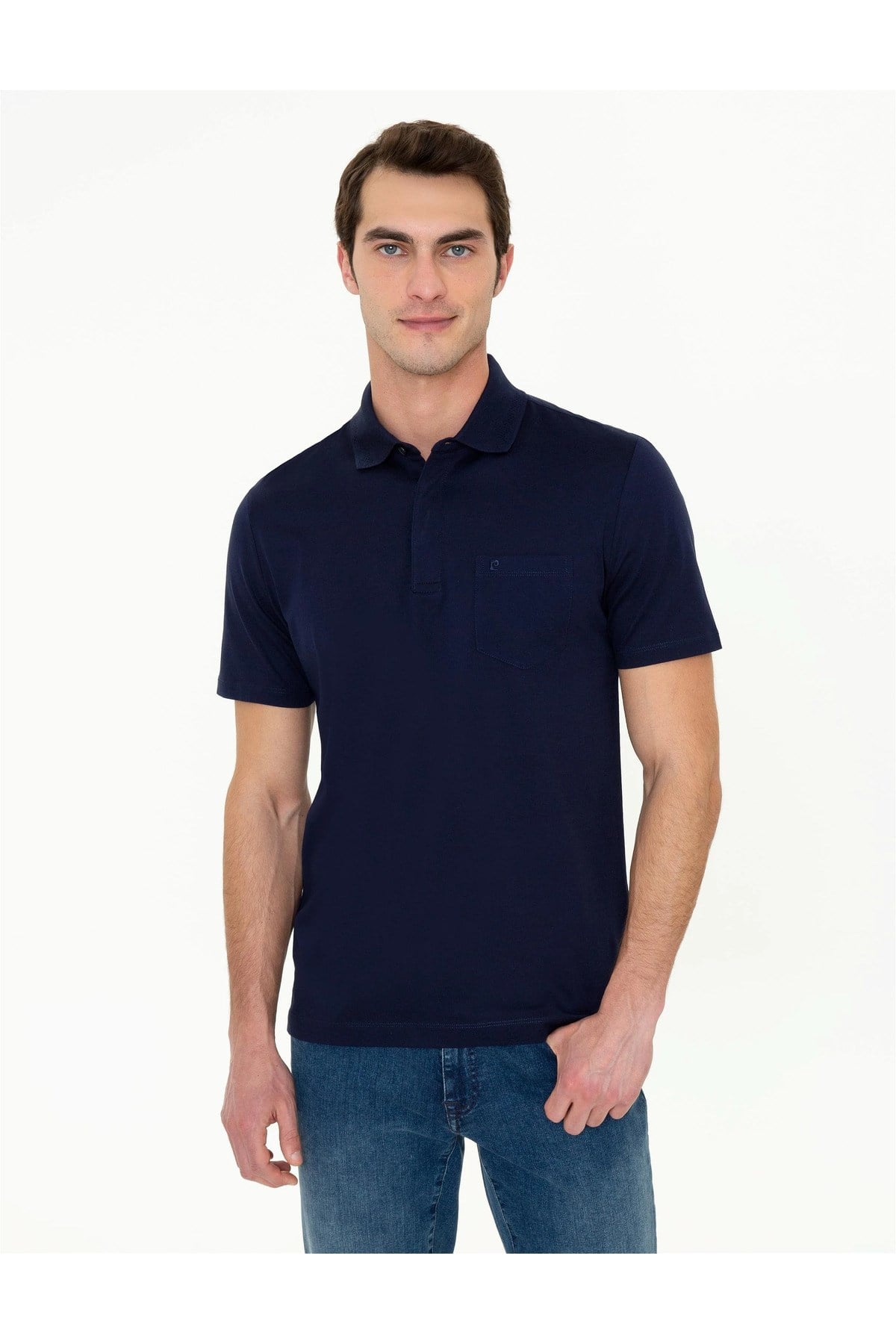 Regular Fit Polo Yaka Merserize Tişört 1370058
