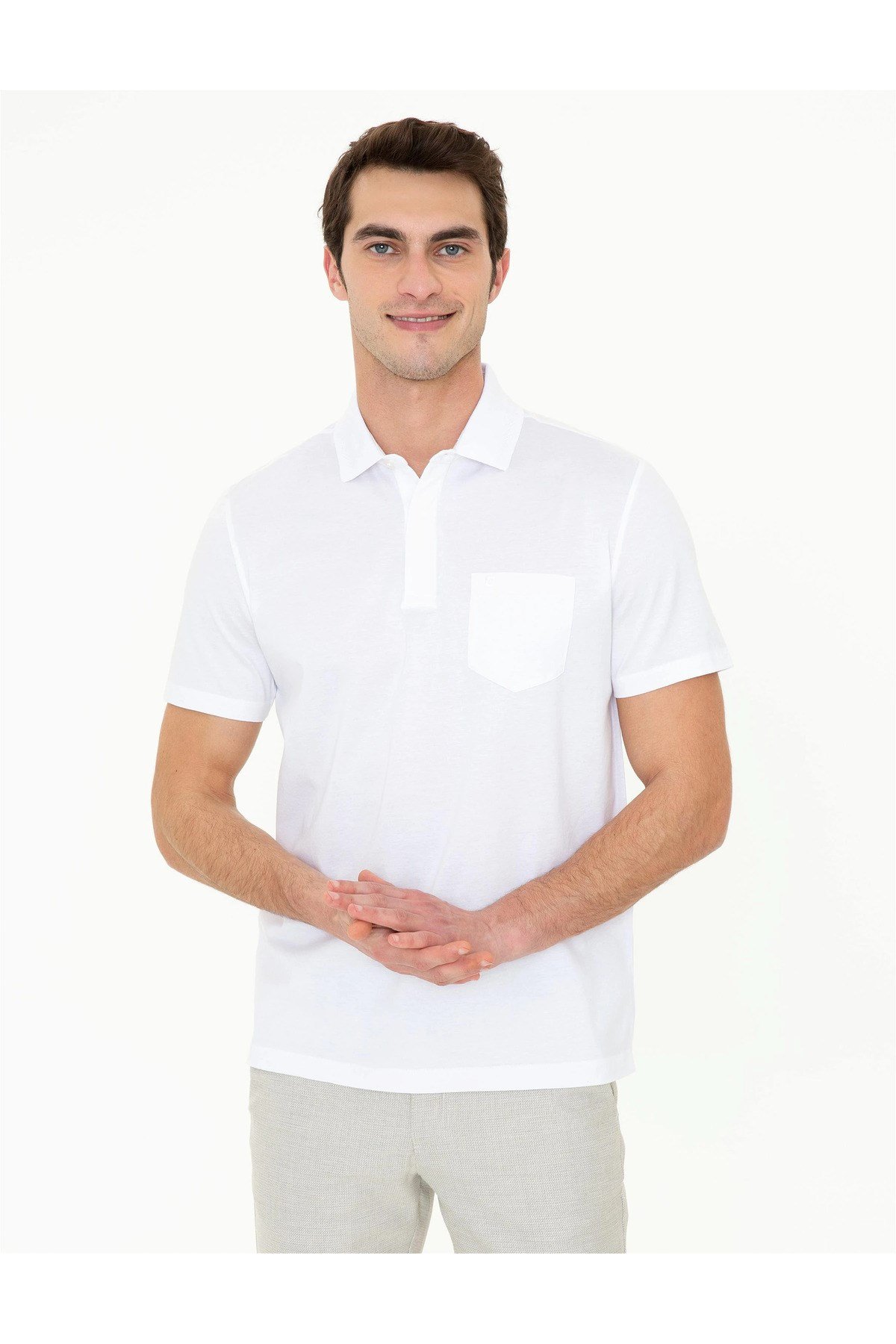 Regular Fit Polo Yaka Merserize Tişört 1370058