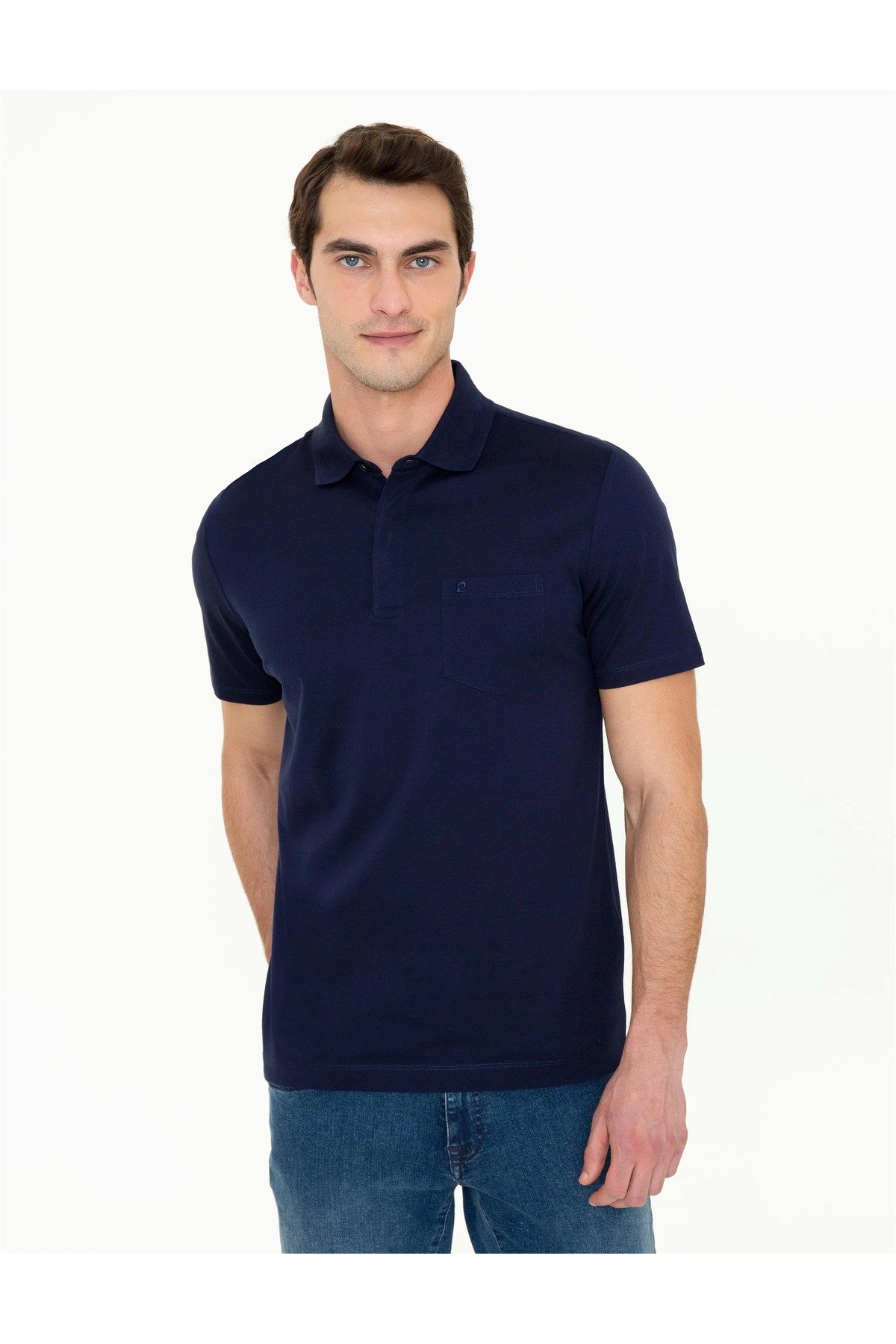 Regular Fit Polo Yaka Merserize Tişört 1370058