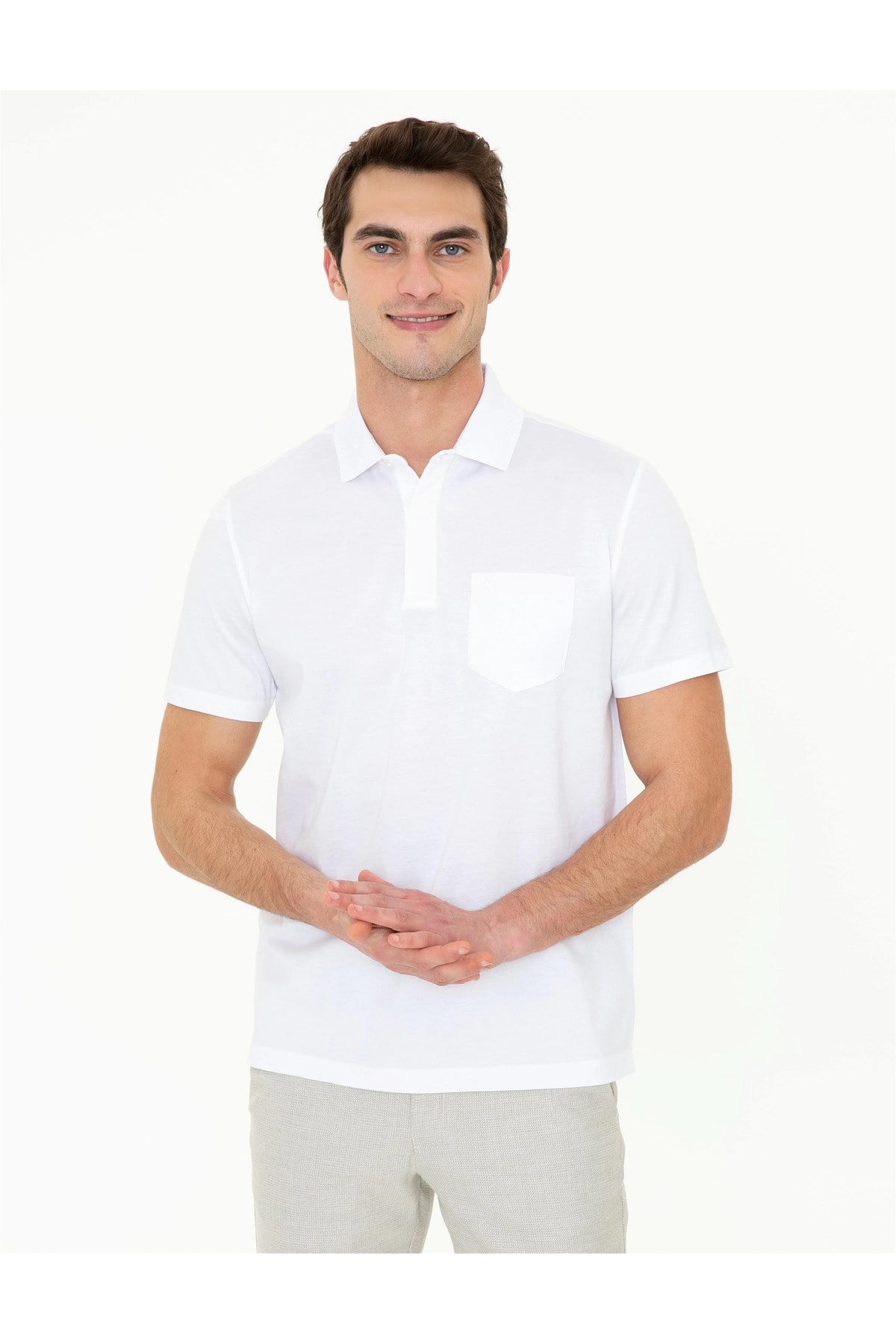 Regular Fit Polo Yaka Merserize Tişört 1370058