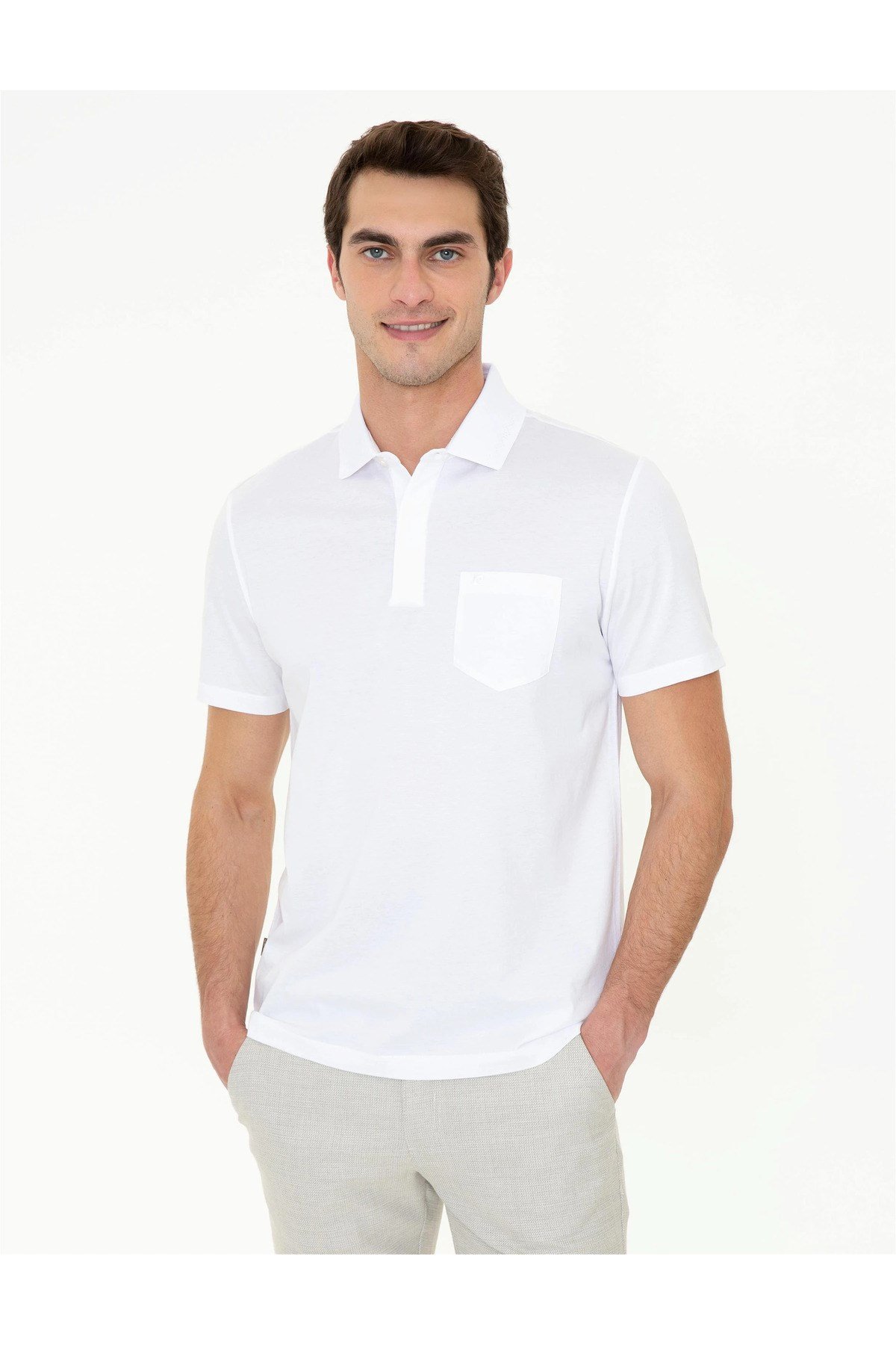 Regular Fit Polo Yaka Merserize Tişört 1370058