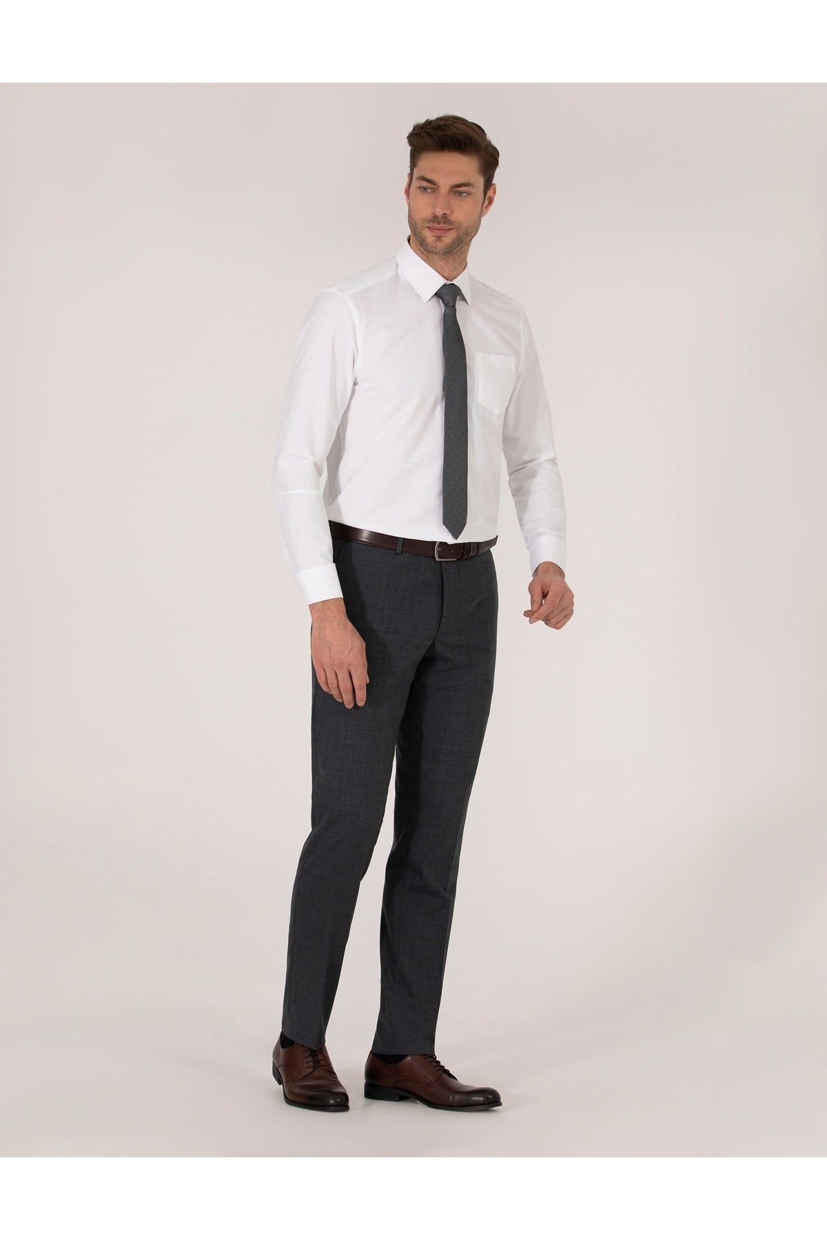 Regular Fit Uzun Kollu Klasik Erkek Gömlek