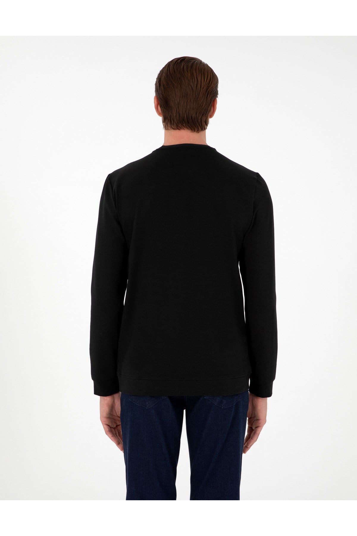 Siyah Regular Fit Sweatshirt 1941532