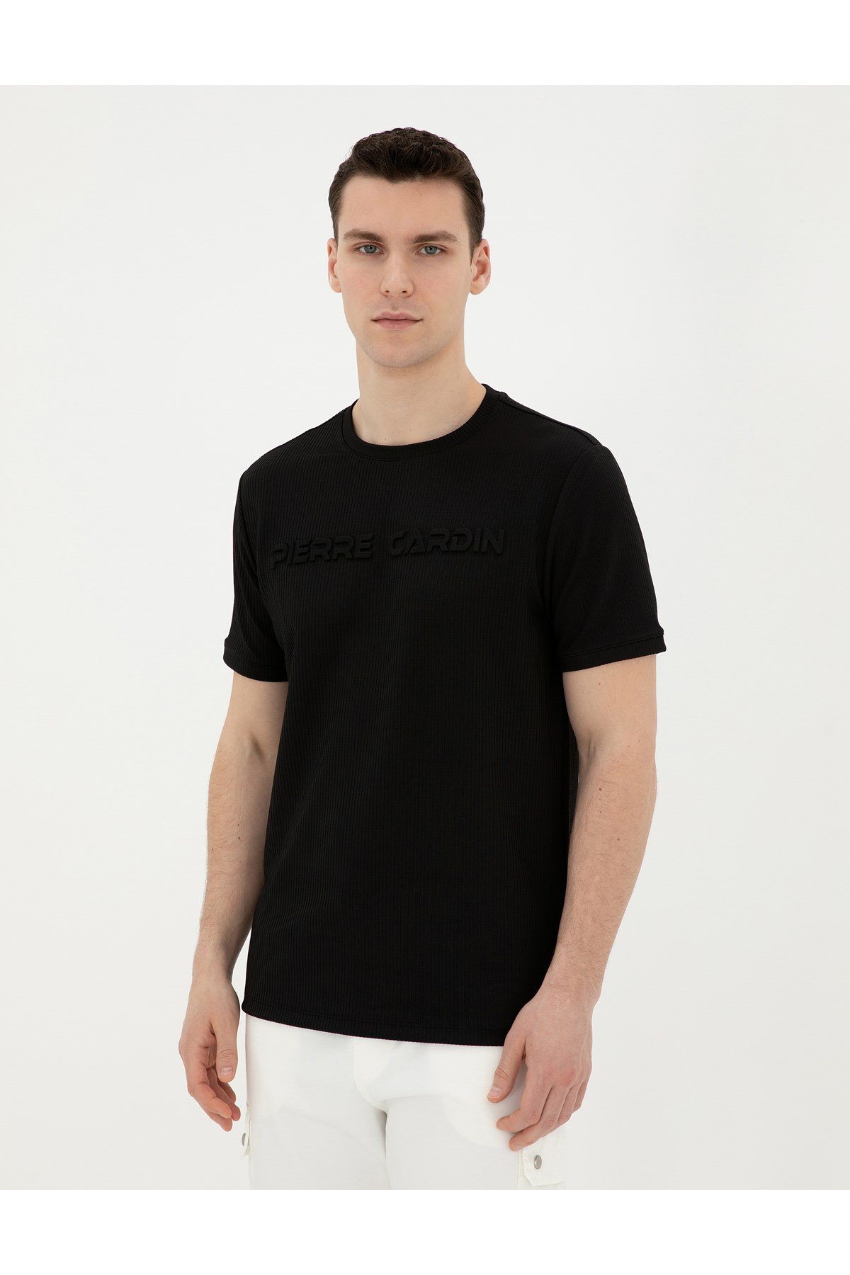 Siyah Regular Fit Tişört 50282061-VR046