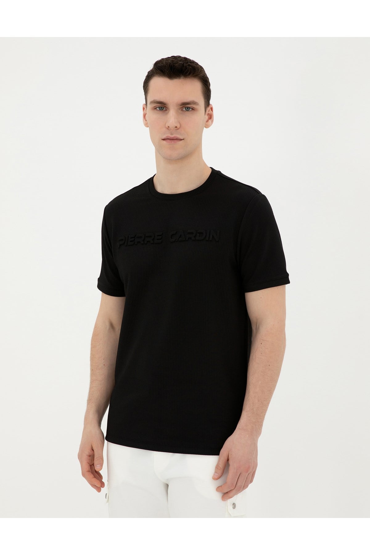 Siyah Regular Fit Tişört 50282061-VR046