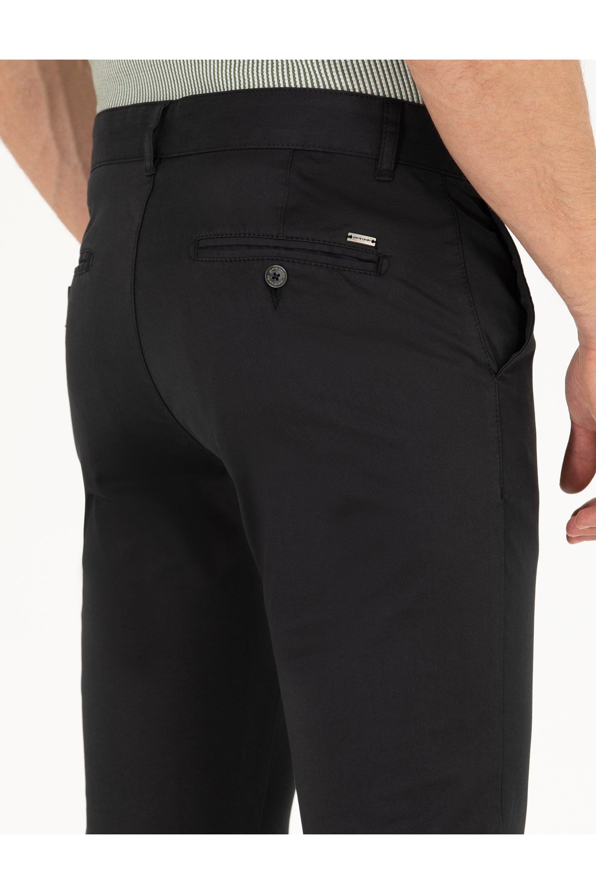 Siyah Slim Fit Basic Chino Pantolon 50268098-VR046