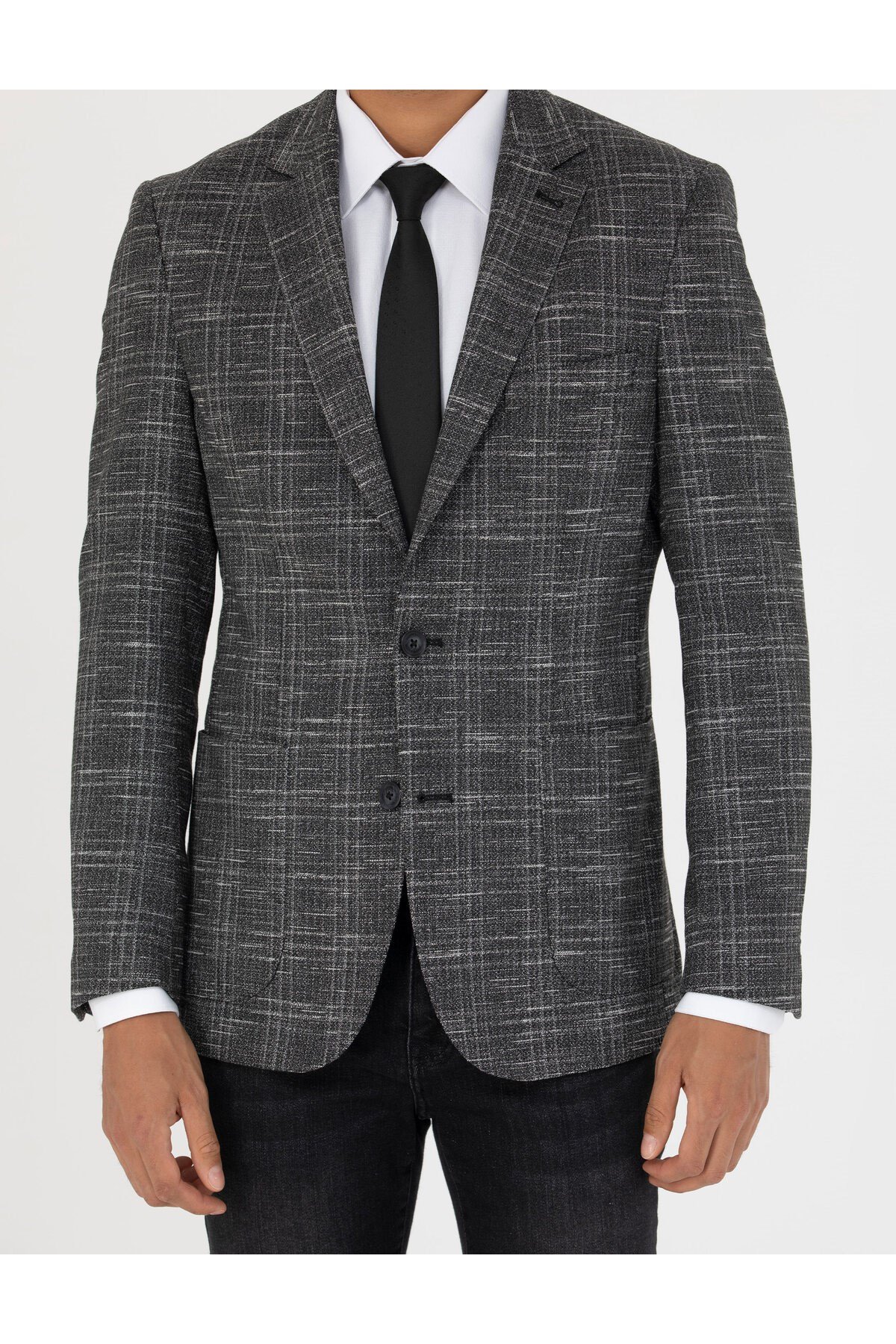 Siyah Slim Fit Ceket G021GL002.000.1696179.VR046