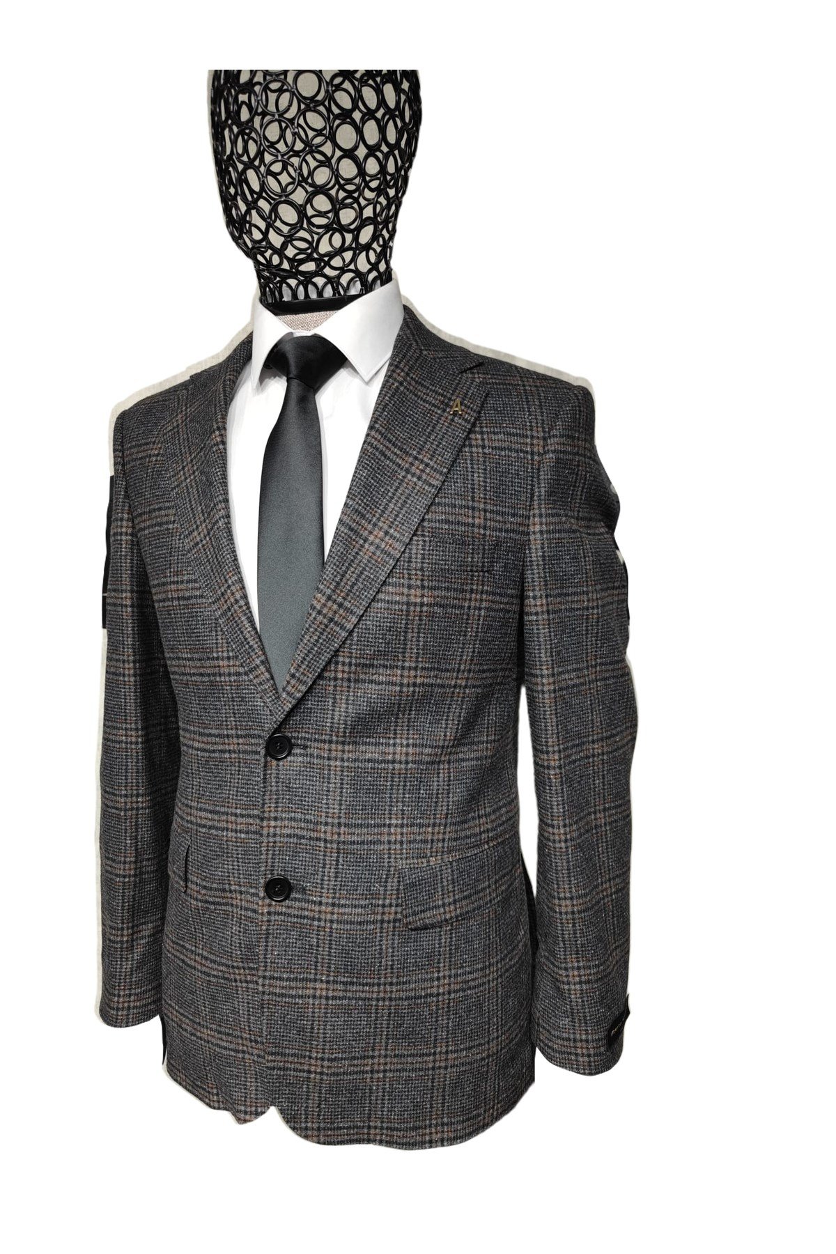 Slim Fit Ceket %100 Yün Ceket