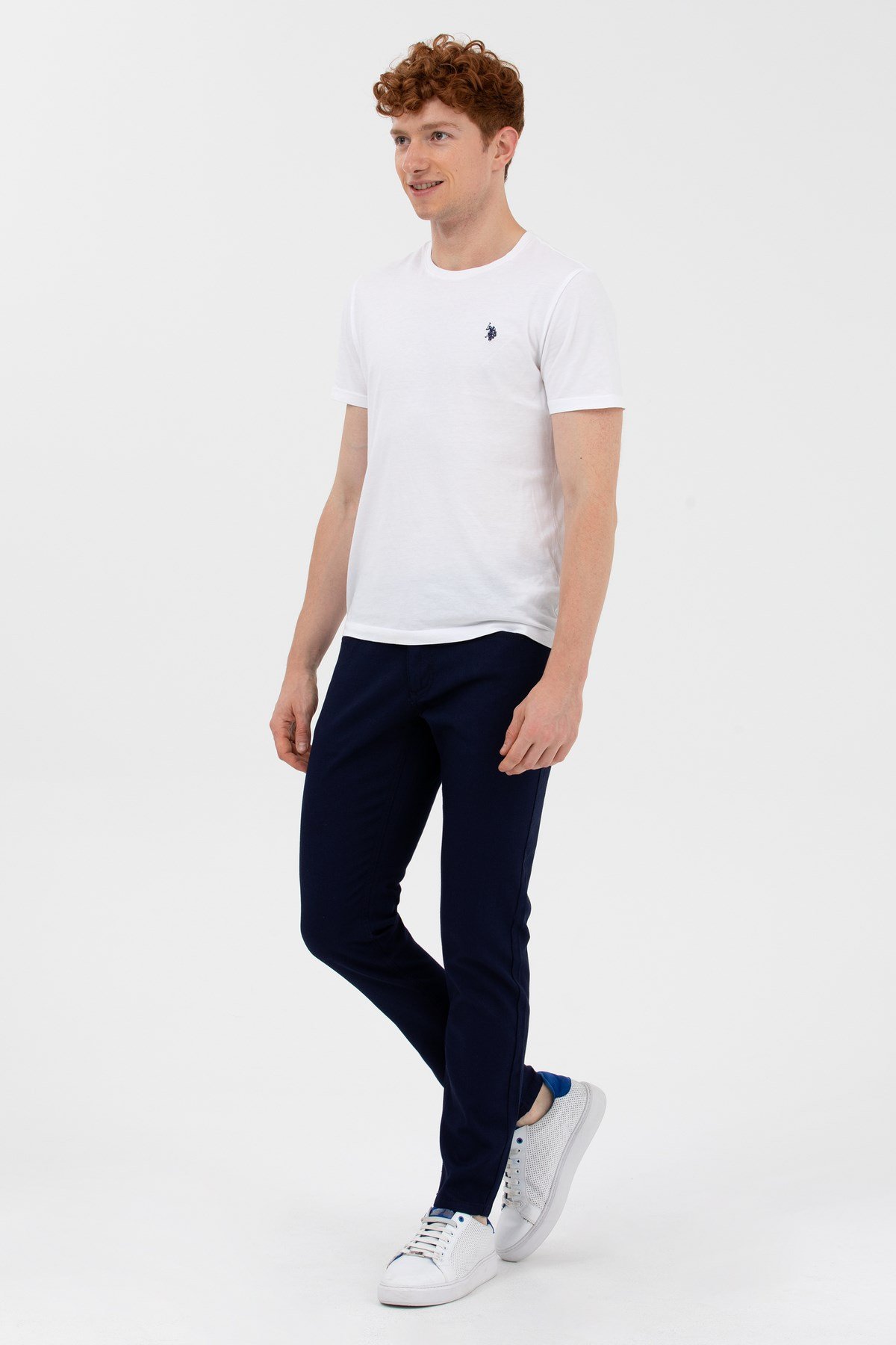 Slim Fit Lacivert Erkek Pamuklu Pantolon 1600040