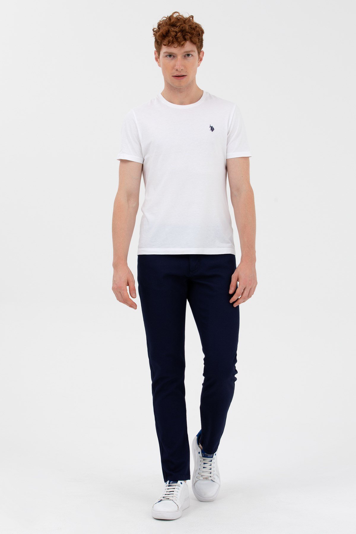 Slim Fit Lacivert Erkek Pamuklu Pantolon 1600040