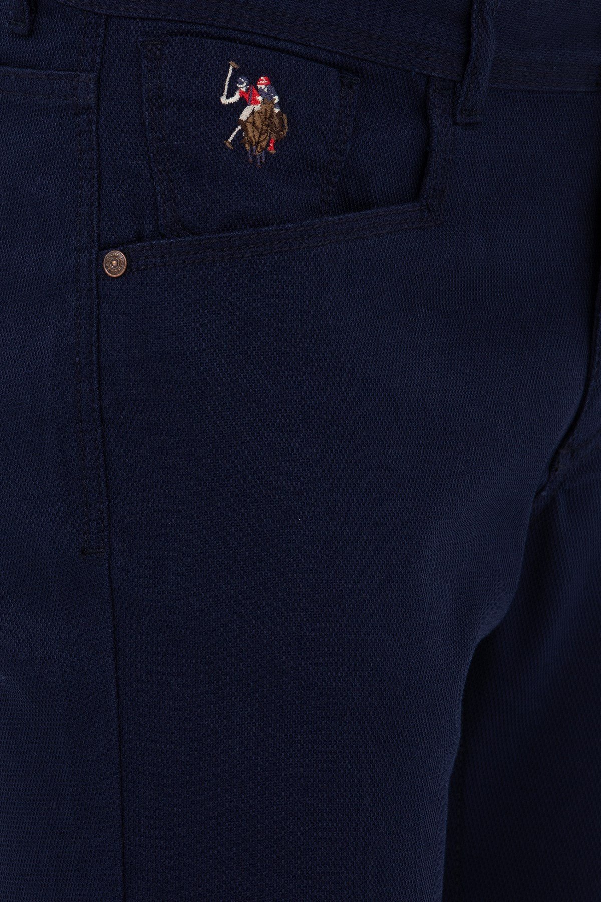Slim Fit Lacivert Erkek Pamuklu Pantolon 1600040