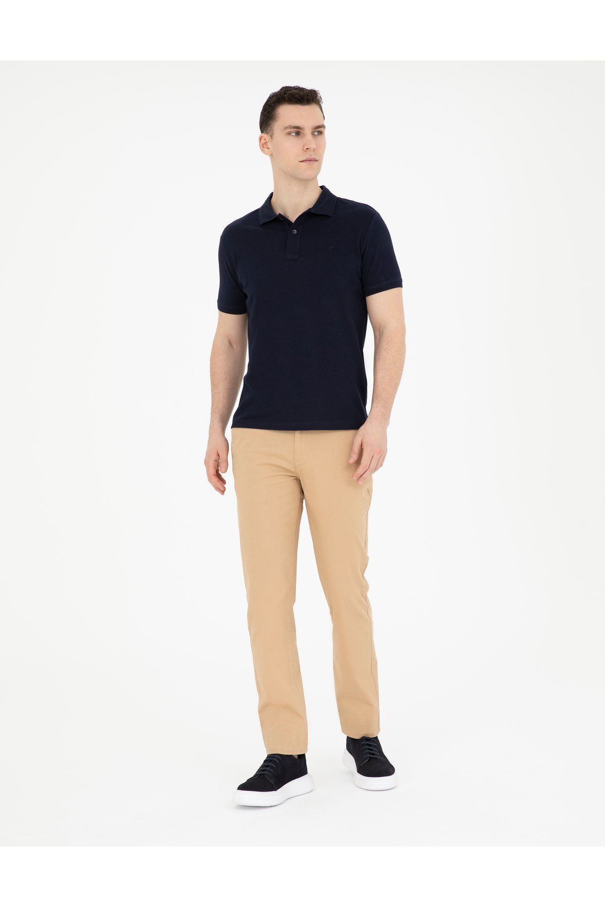 Slim Fit Polo Yaka %100 Pamuk T-Shirt 1822564