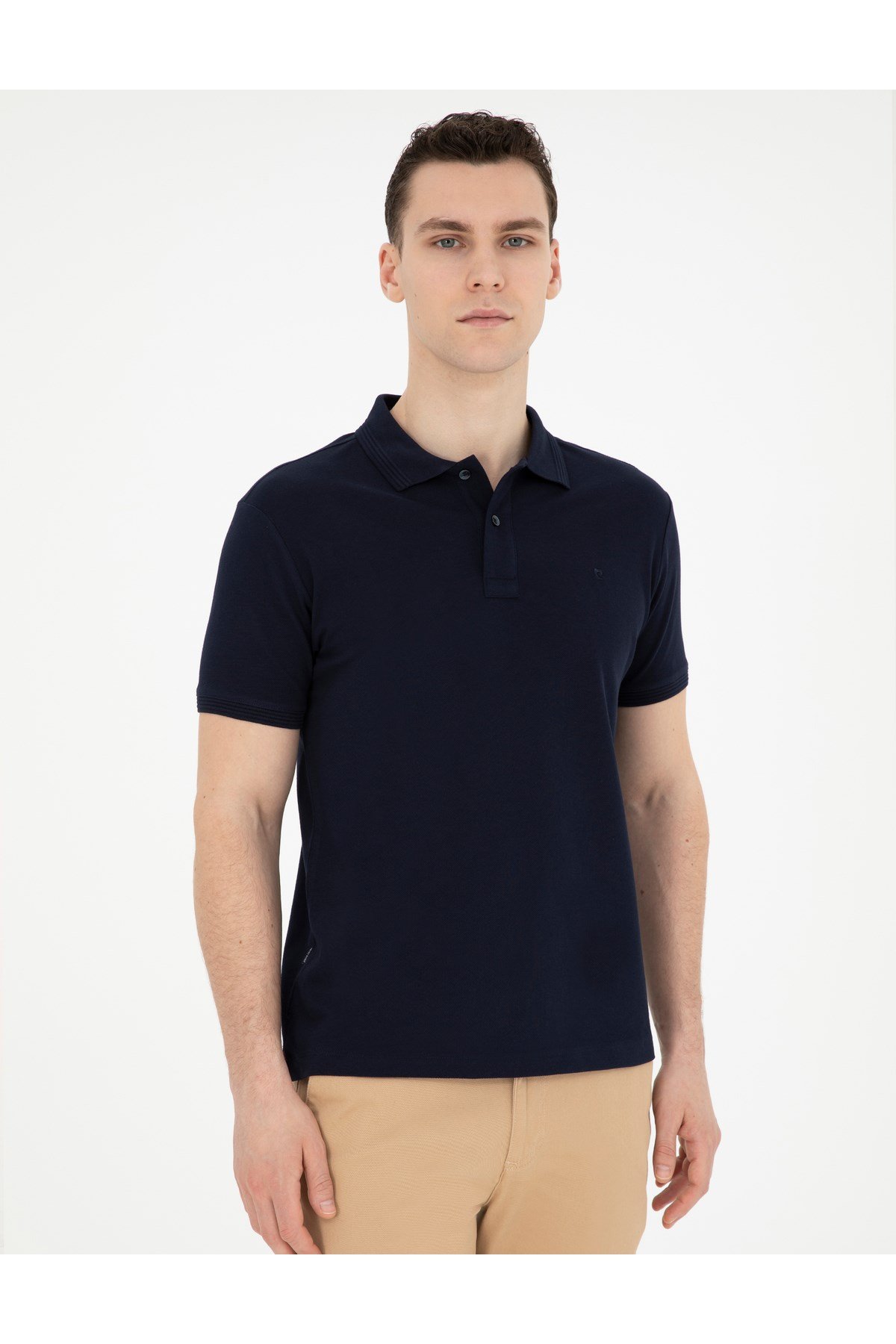 Slim Fit Polo Yaka %100 Pamuk T-Shirt 1822564