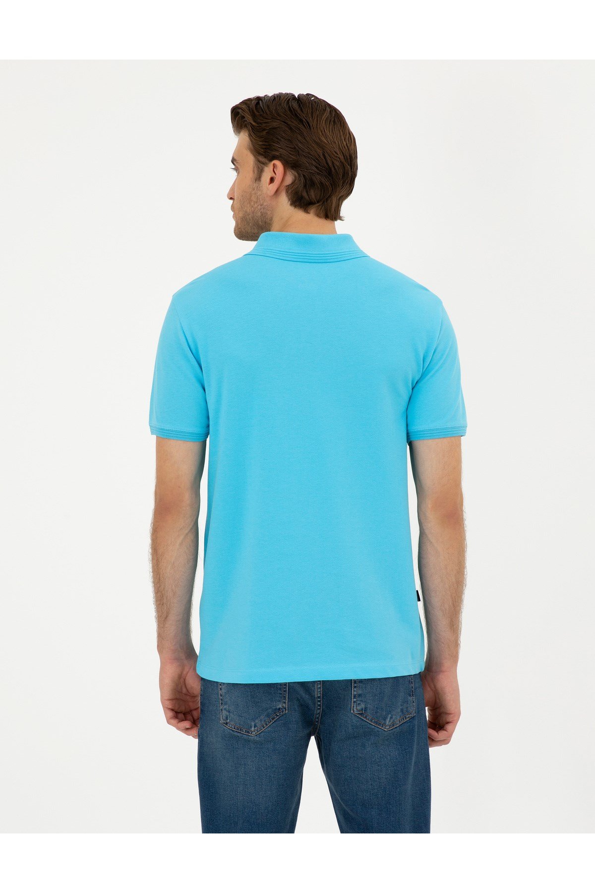 Slim Fit Polo Yaka %100 Pamuk T-Shirt 1822564