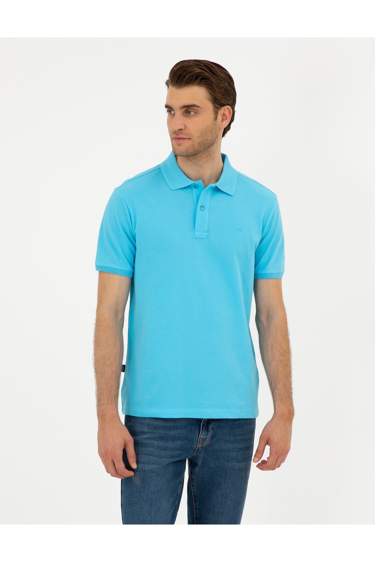 Slim Fit Polo Yaka %100 Pamuk T-Shirt 1822564