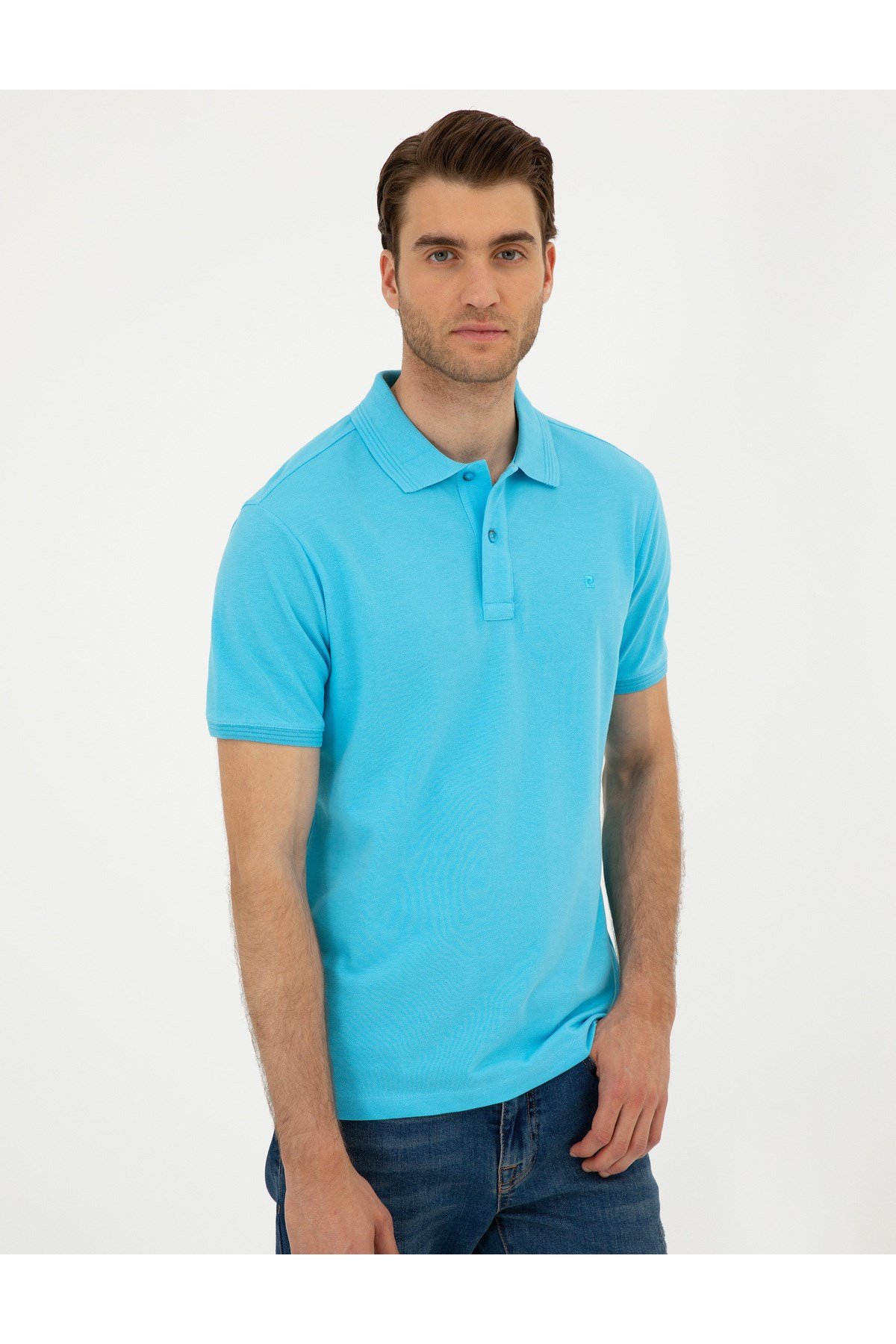 Slim Fit Polo Yaka %100 Pamuk T-Shirt 1822564