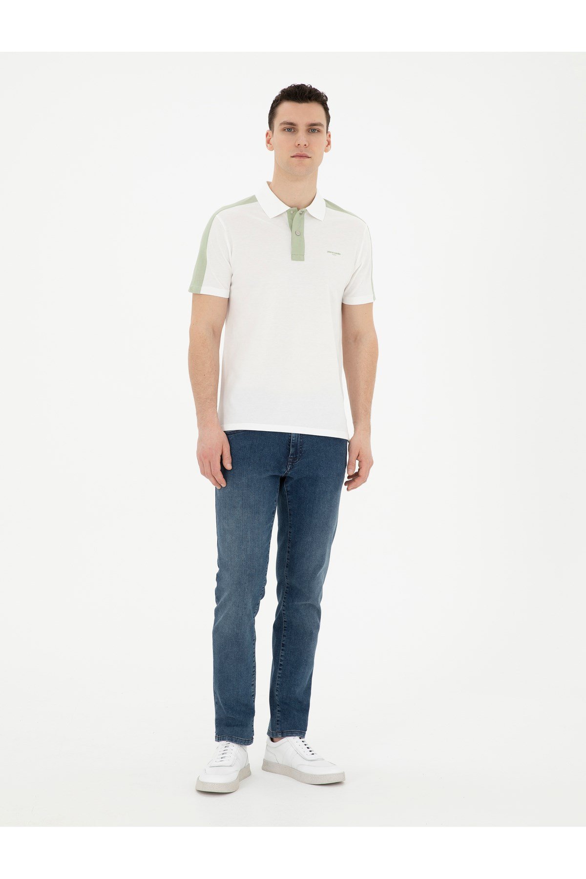 Slim Fit Polo Yaka %100 Pamuk Tişört 1827327