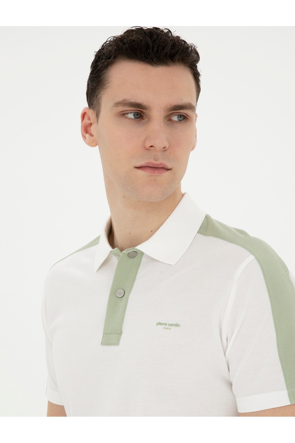 Slim Fit Polo Yaka %100 Pamuk Tişört 1827327