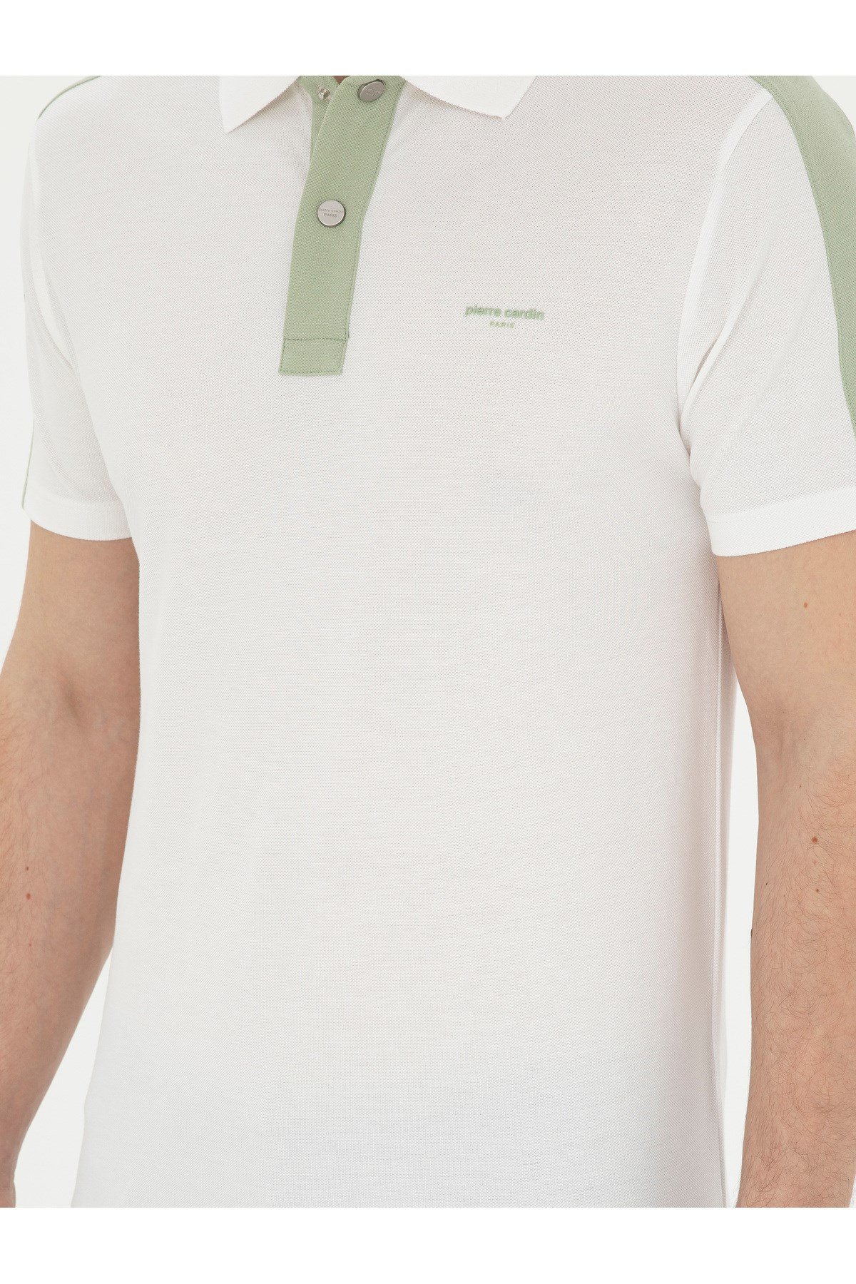 Slim Fit Polo Yaka %100 Pamuk Tişört 1827327