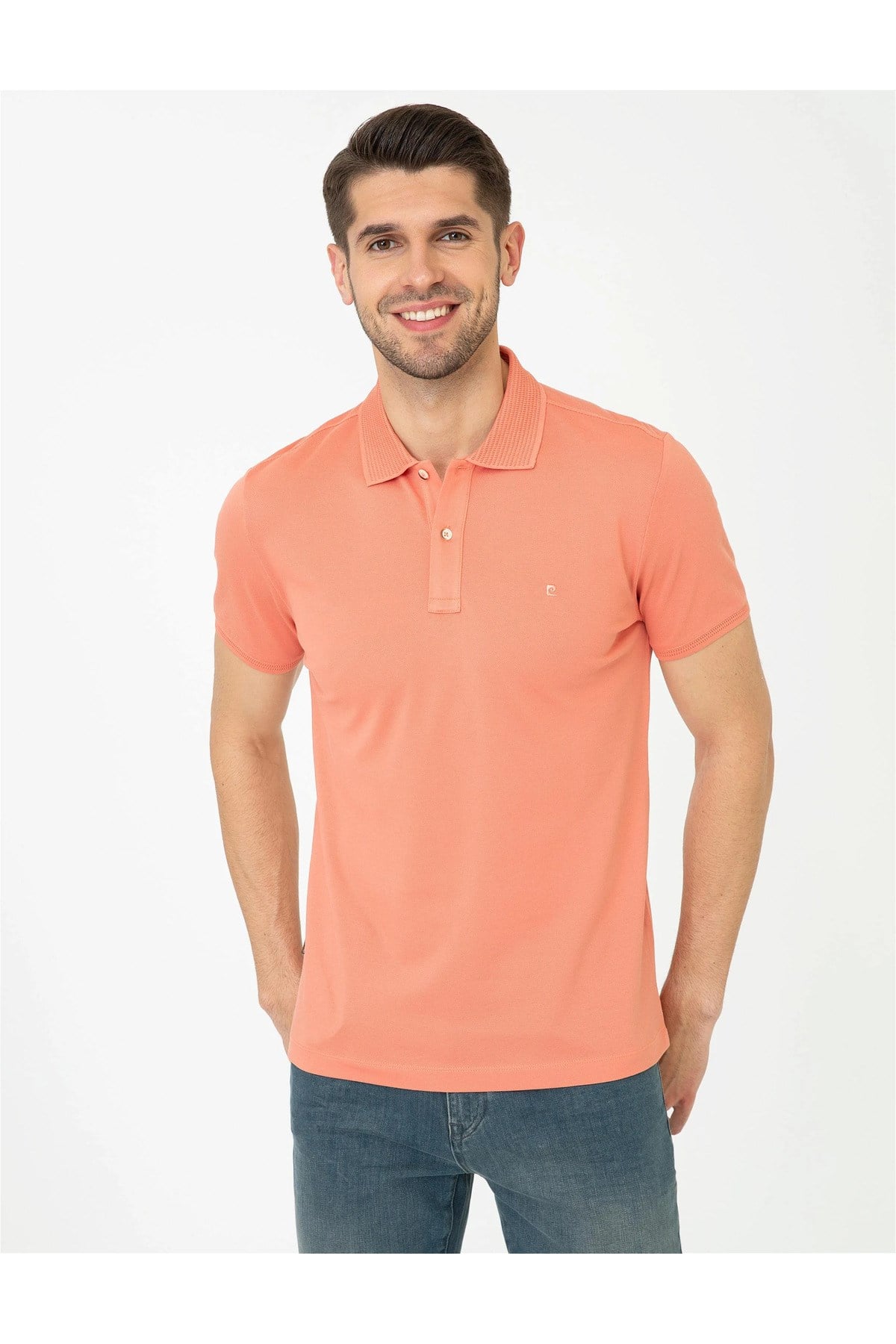 Slim Fit Polo Yaka Merserize T-shirt 1370054