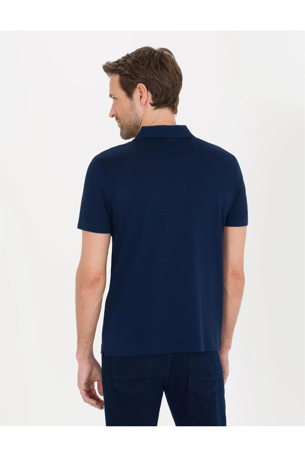 Slim Fit Polo Yaka Merserize Tişört G021SZ011.000.1567290.VR054