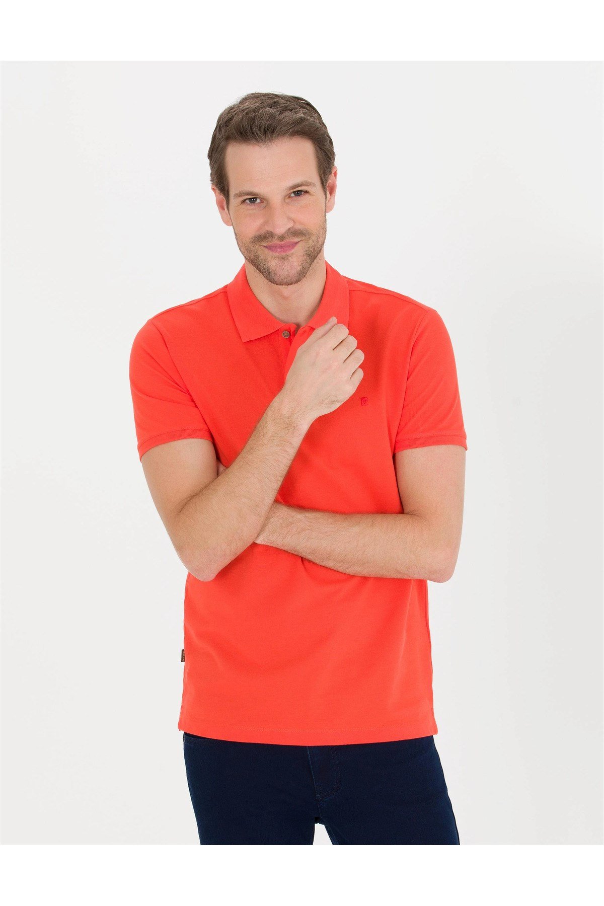 Slim Fit Polo Yaka Merserize Tişört G021SZ011.000.1567290.VR054