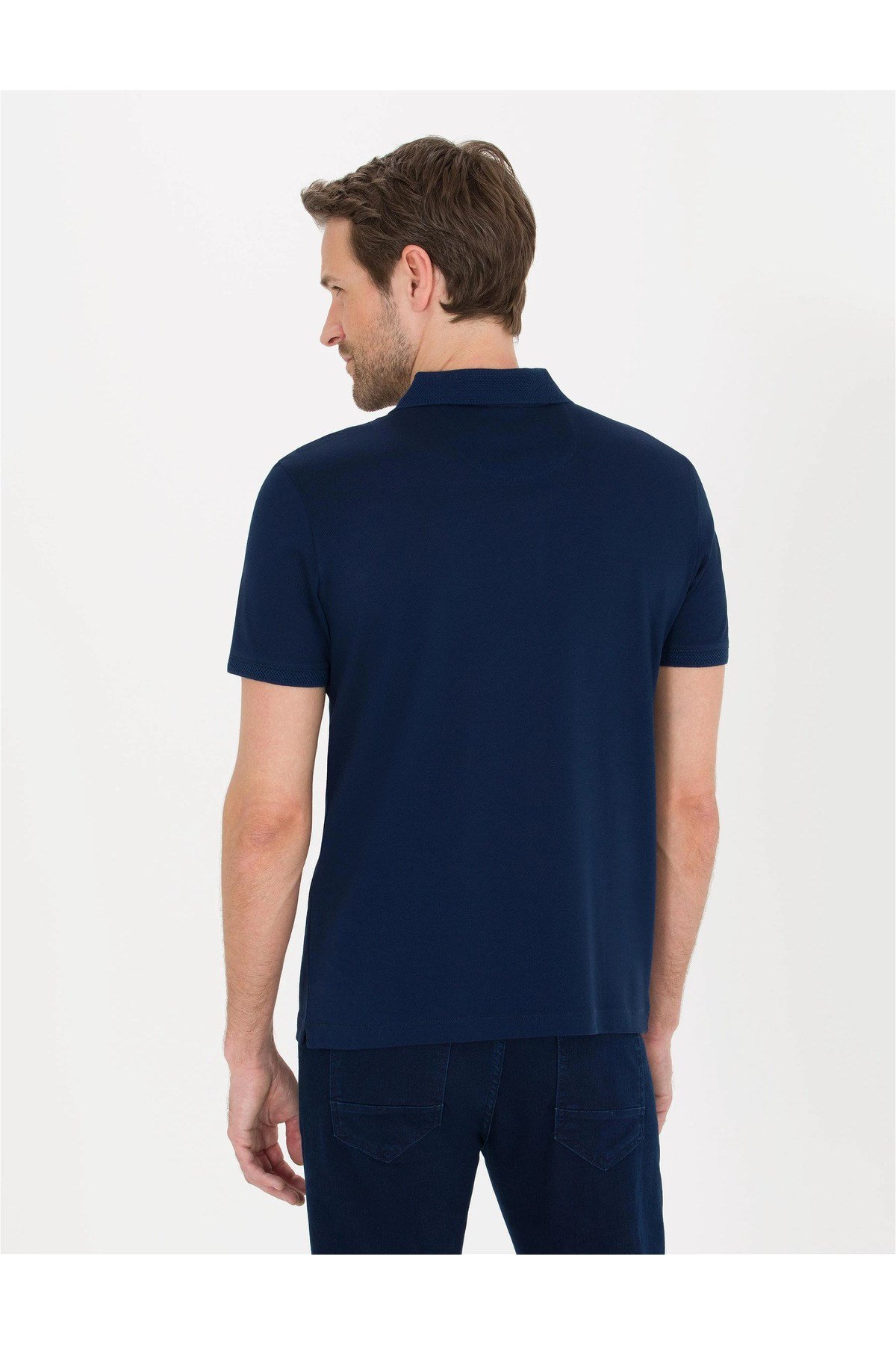 Slim Fit Polo Yaka Merserize Tişört G021SZ011.000.1567290.VR054