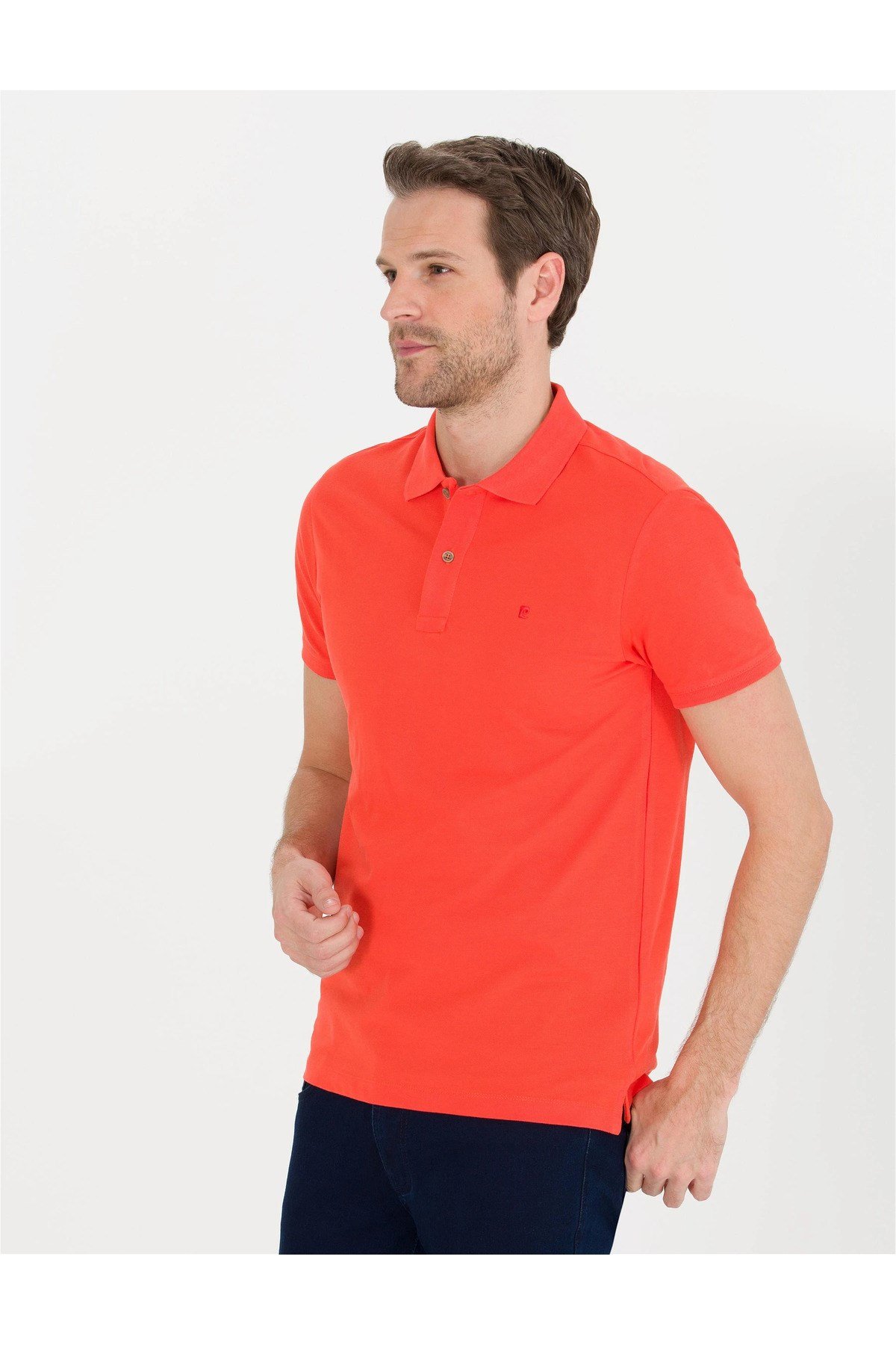 Slim Fit Polo Yaka Merserize Tişört G021SZ011.000.1567290.VR054