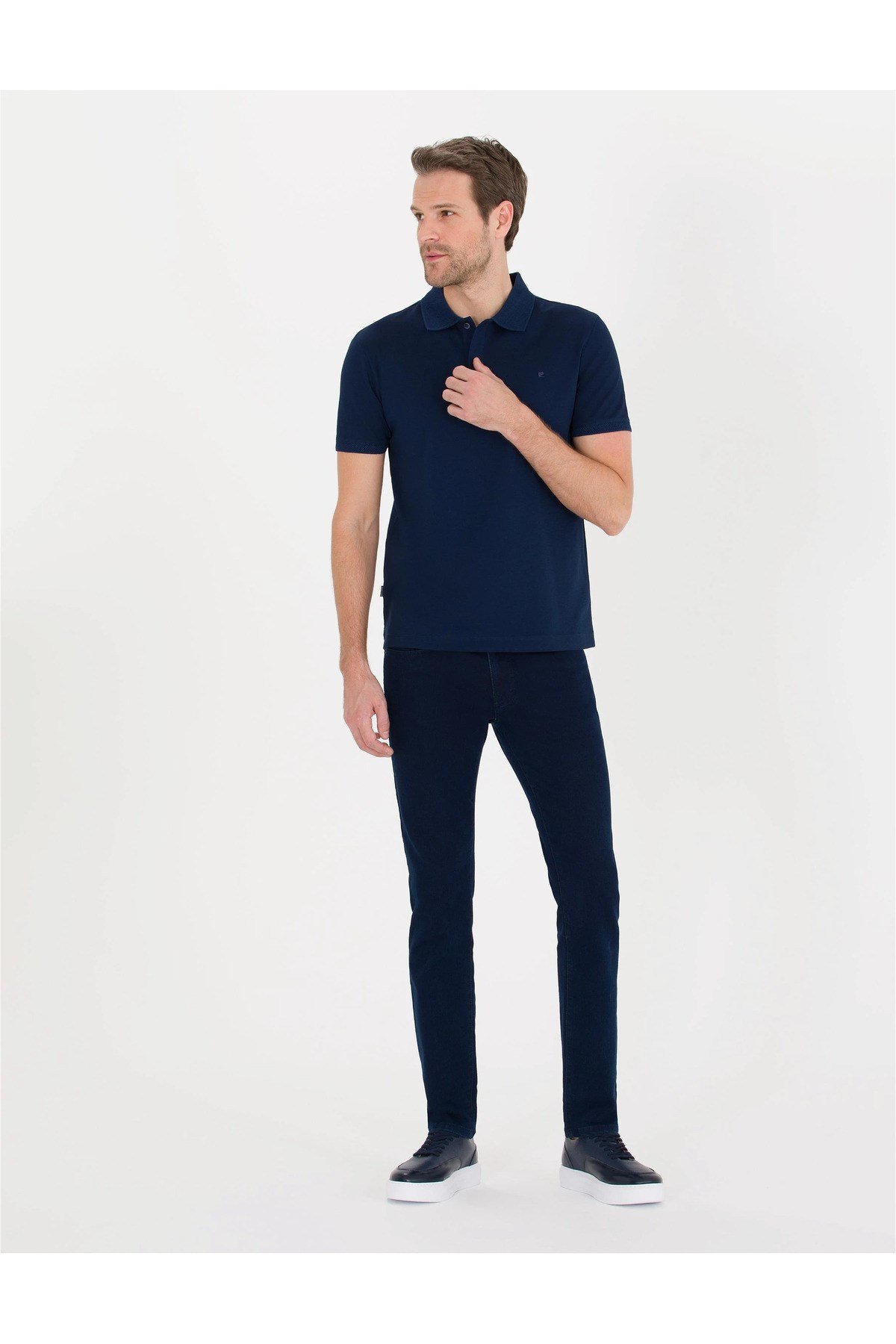 Slim Fit Polo Yaka Merserize Tişört G021SZ011.000.1567290.VR054
