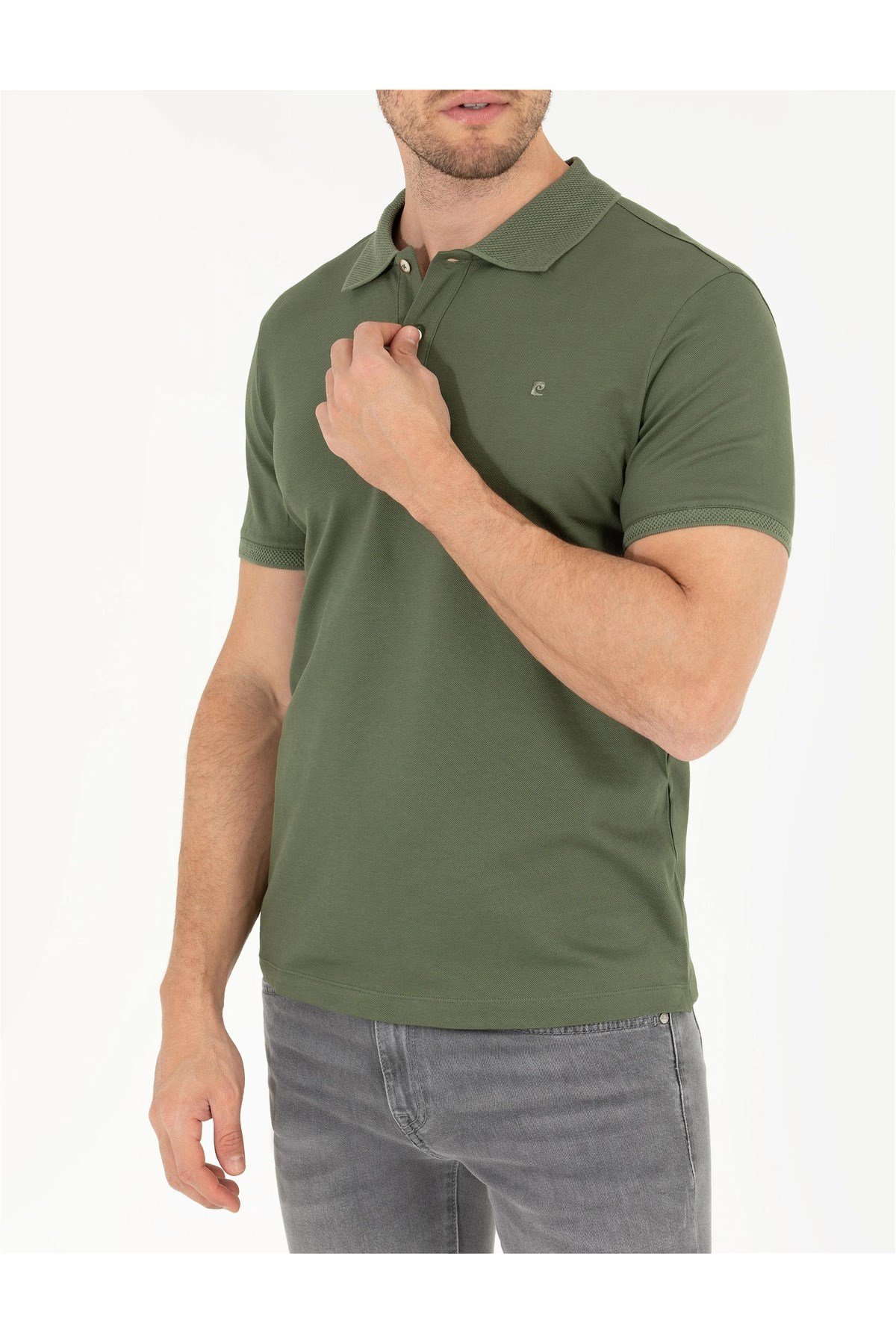 Slim Fit Polo Yaka Merserize Tişört G021SZ011.000.1567290.VR054