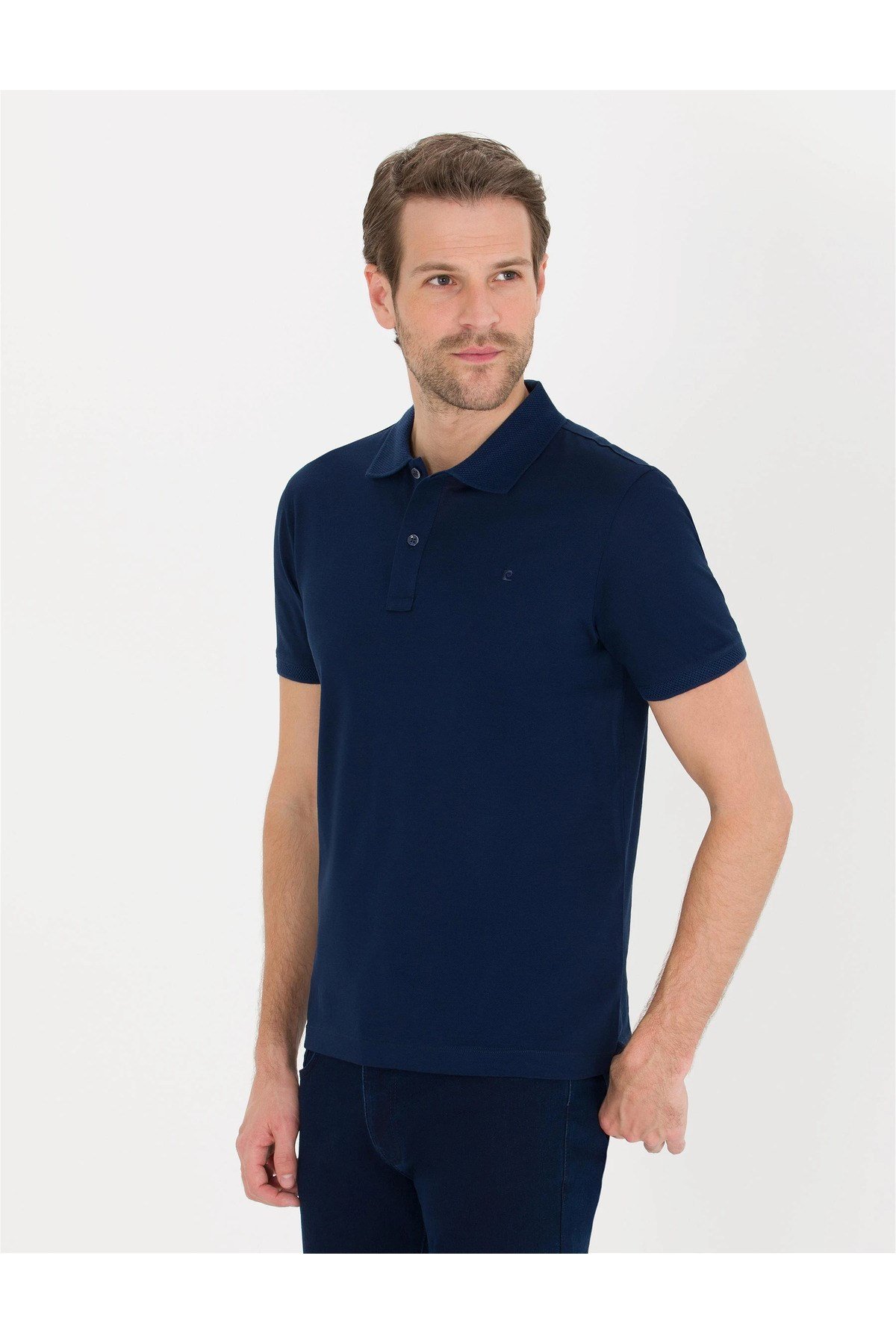 Slim Fit Polo Yaka Merserize Tişört G021SZ011.000.1567290.VR054