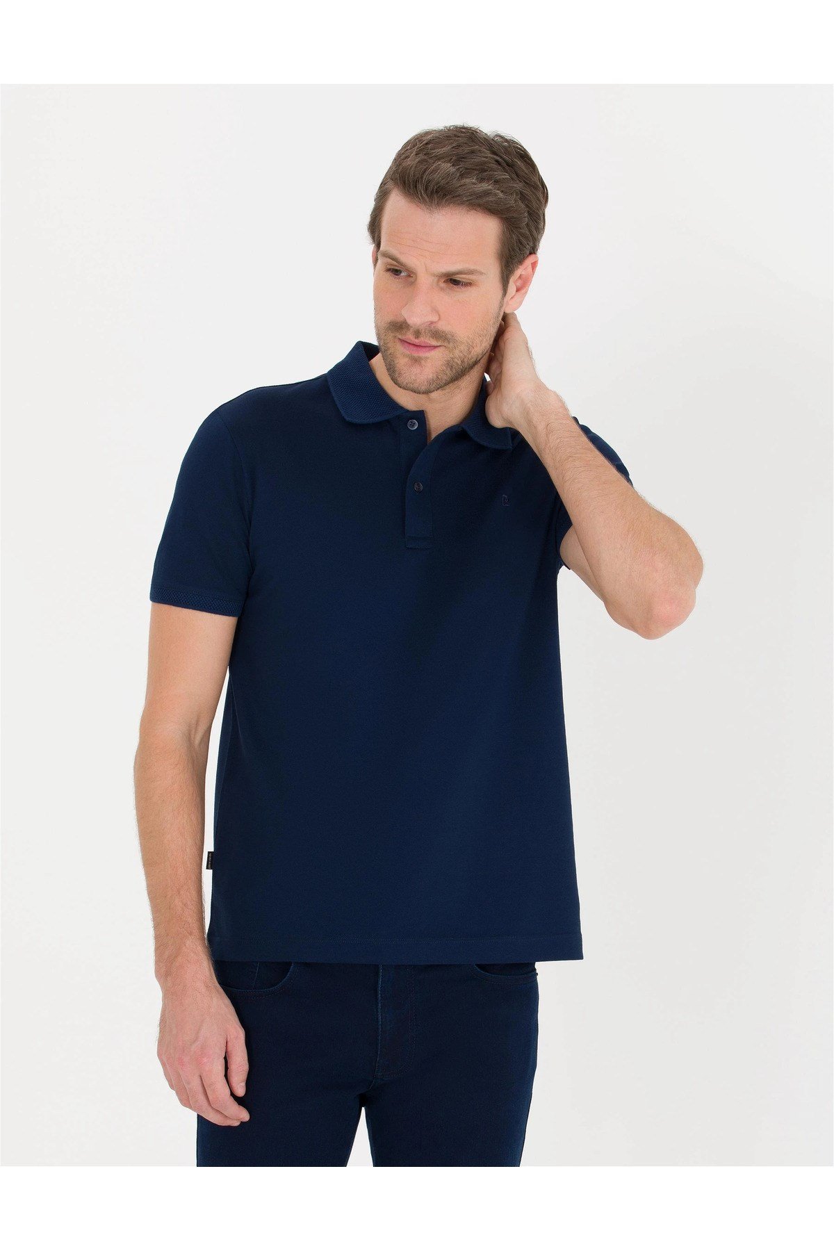 Slim Fit Polo Yaka Merserize Tişört G021SZ011.000.1567290.VR054
