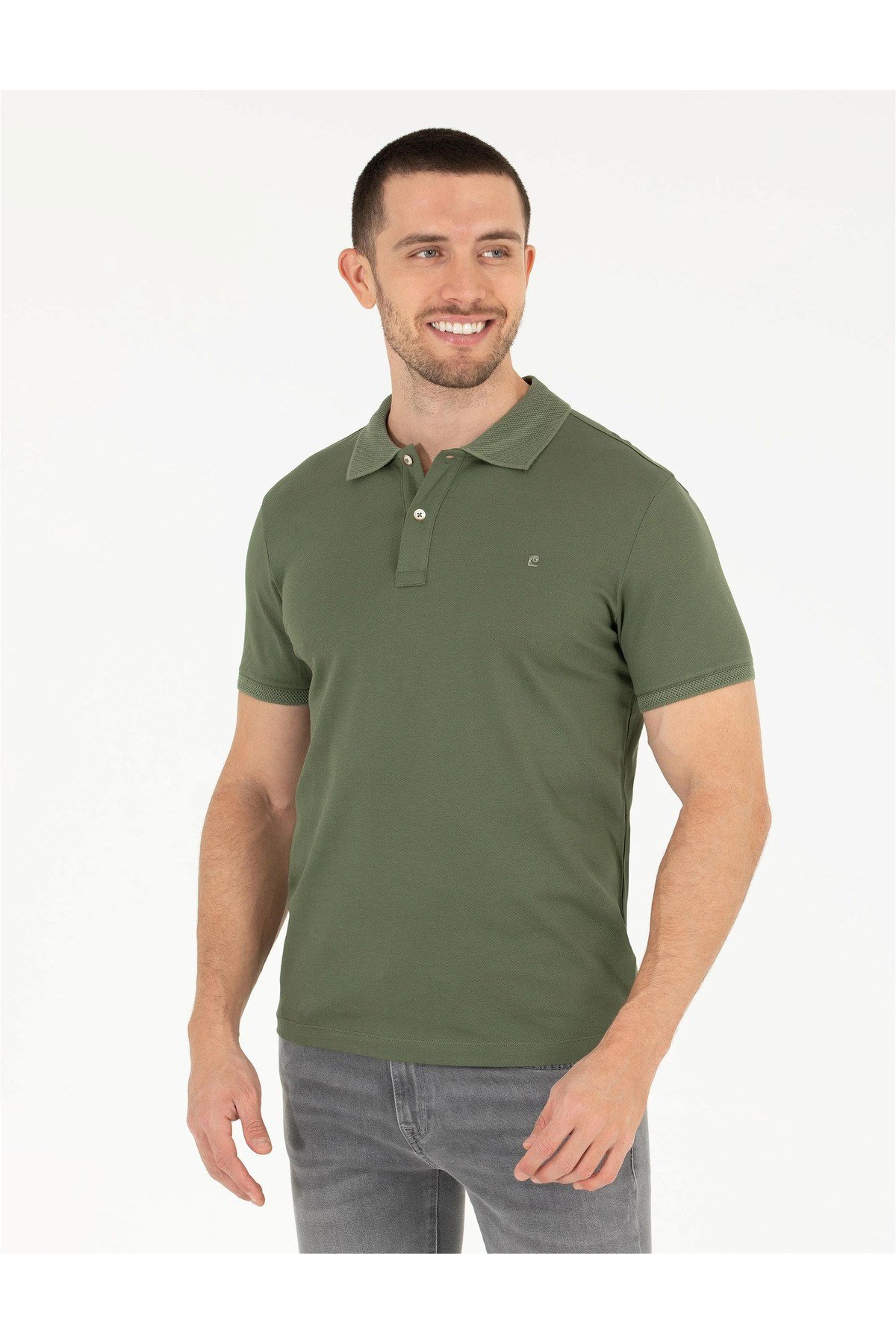 Slim Fit Polo Yaka Merserize Tişört G021SZ011.000.1567290.VR054