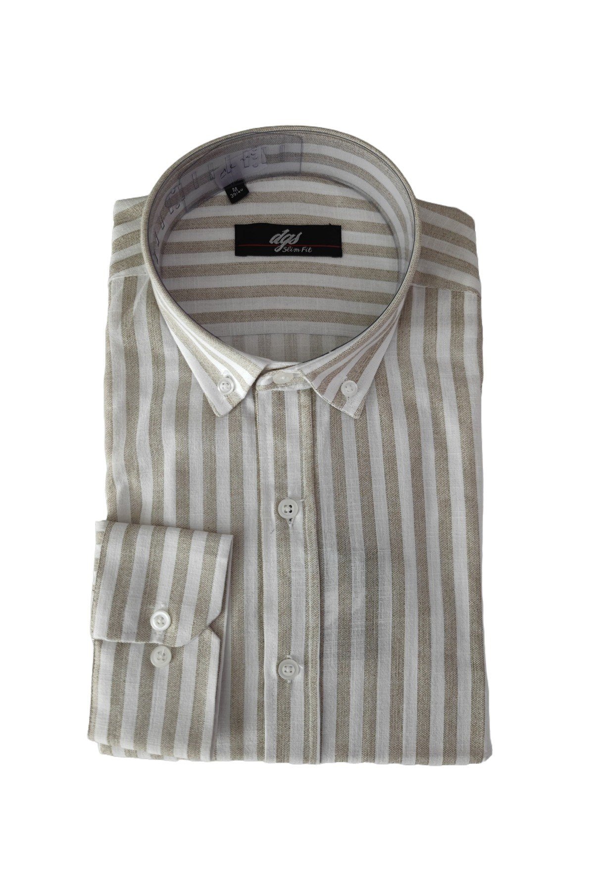 Slim Fit Uzun Kollu %100 Pamuk Gömlek