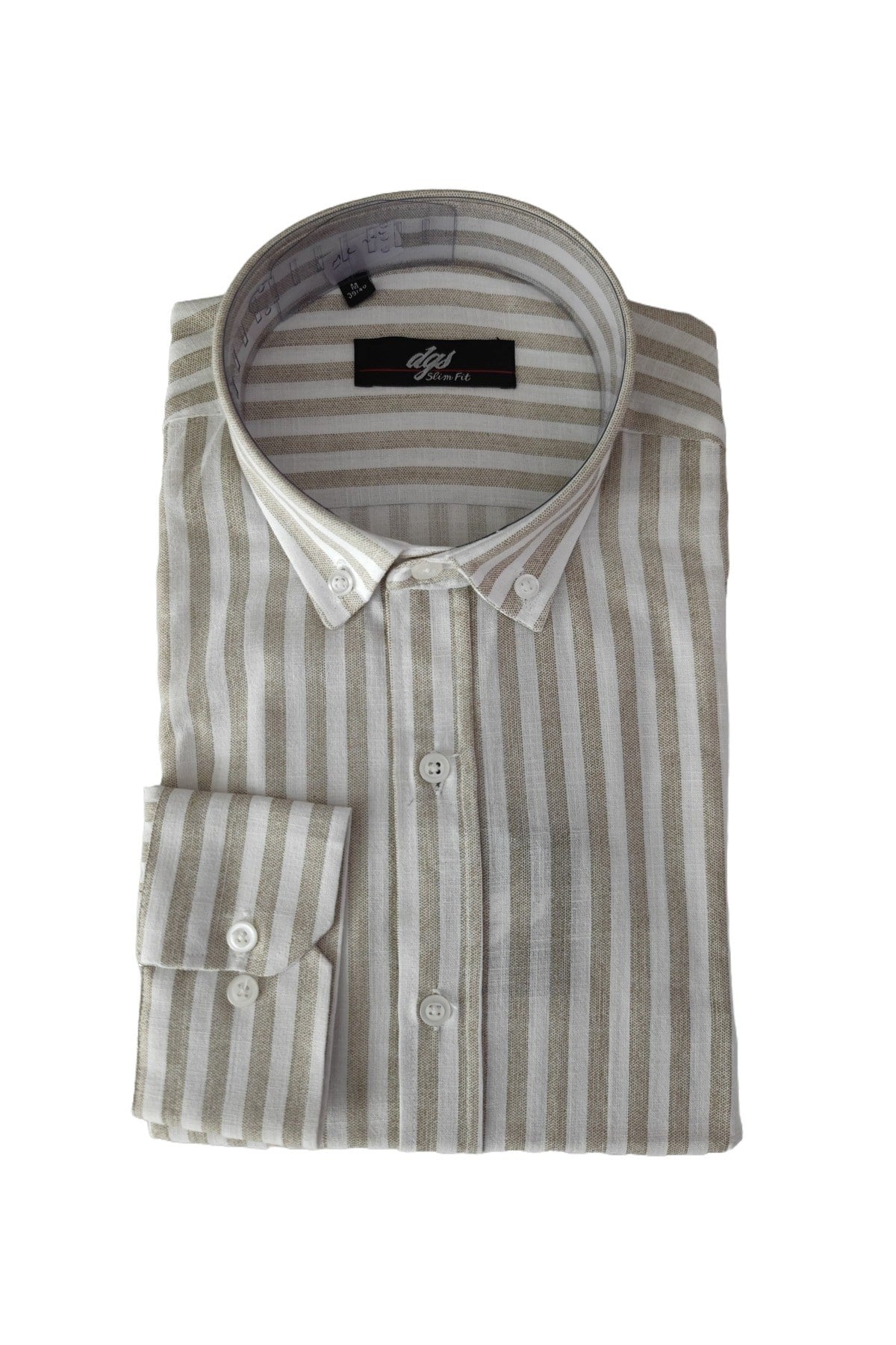 Slim Fit Uzun Kollu %100 Pamuk Gömlek