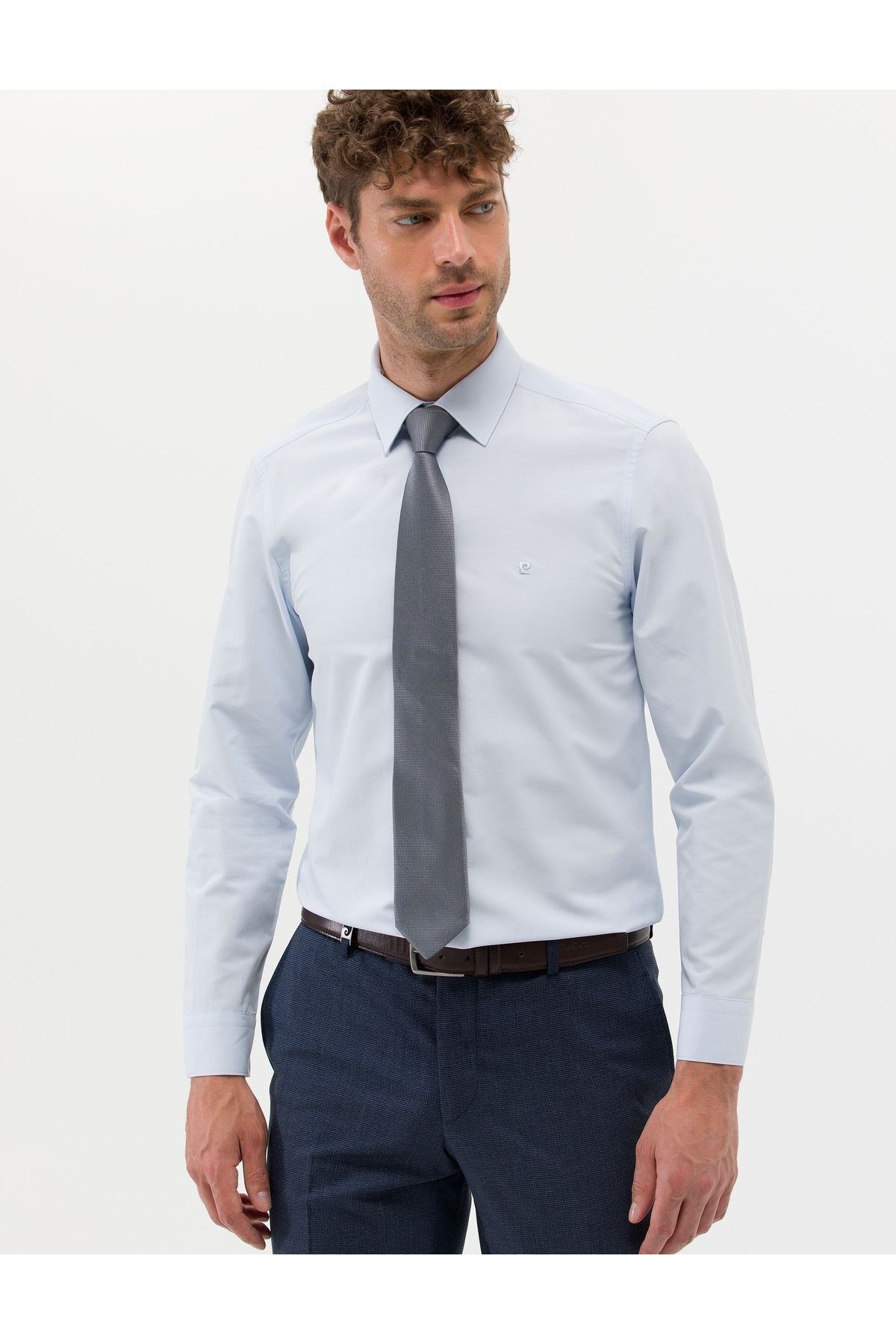 Slim Fit Uzun Kollu Basic Erkek Gömlek
