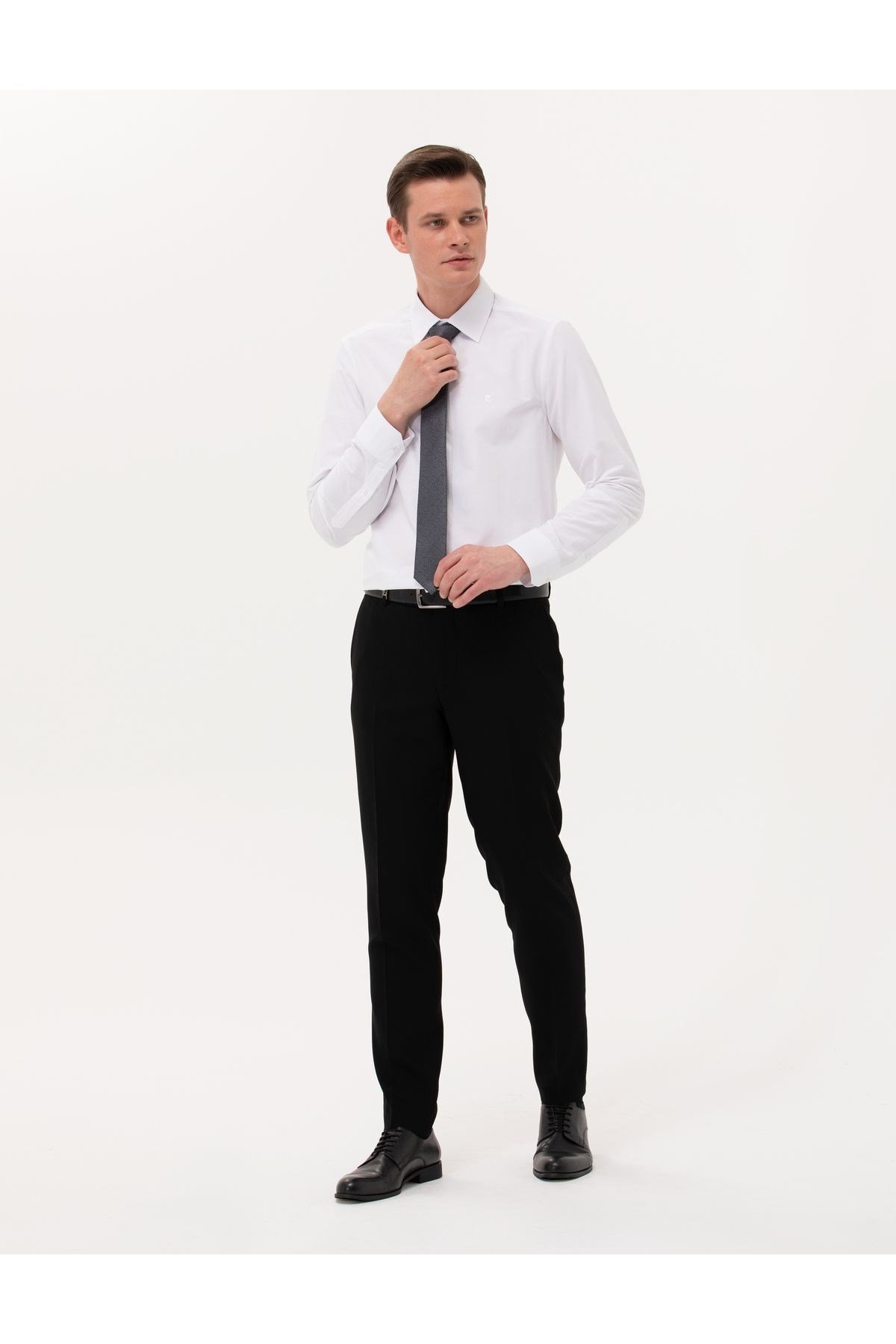 Slim Fit Uzun Kollu Basic Erkek Gömlek