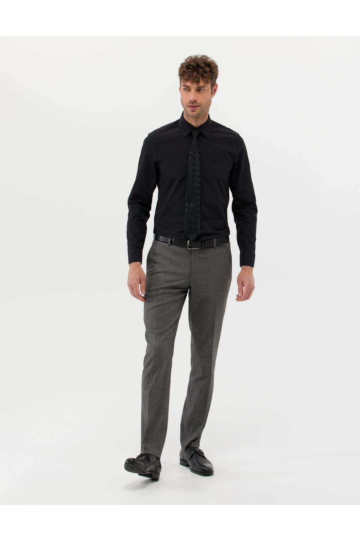 Slim Fit Uzun Kollu Basic Erkek Gömlek