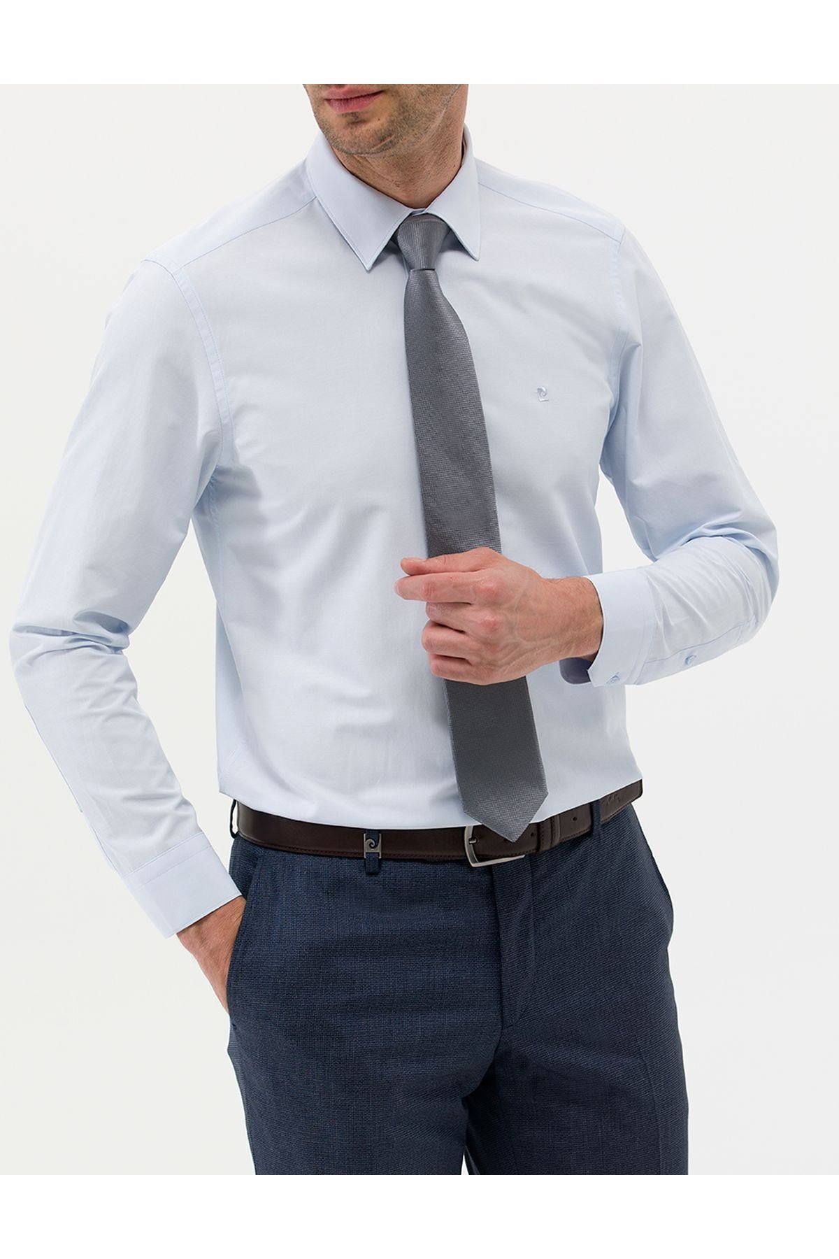 Slim Fit Uzun Kollu Basic Erkek Gömlek