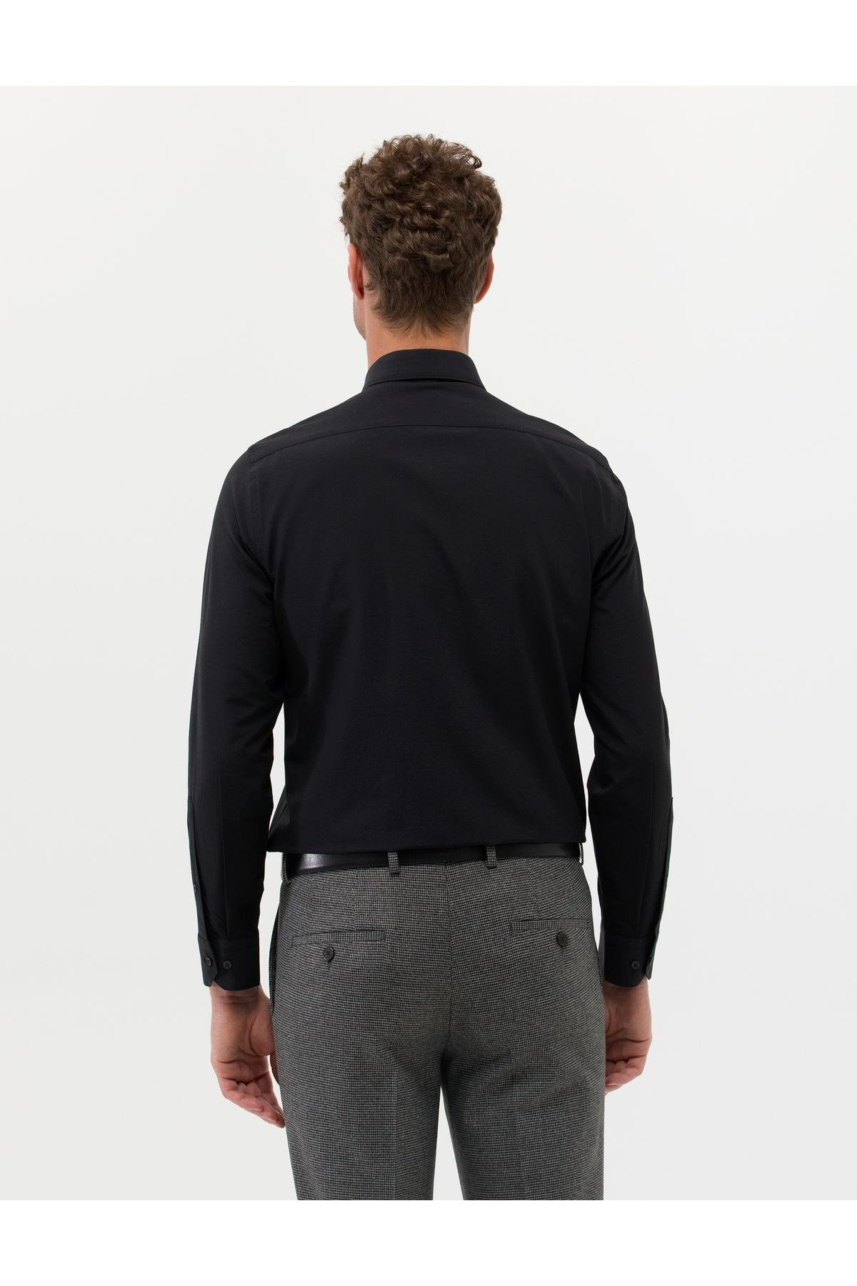 Slim Fit Uzun Kollu Basic Erkek Gömlek