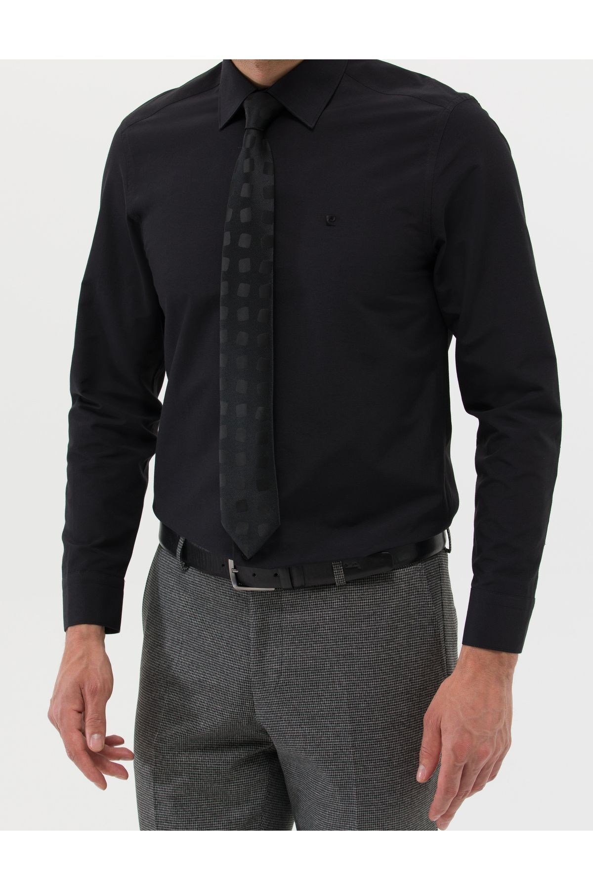 Slim Fit Uzun Kollu Basic Erkek Gömlek