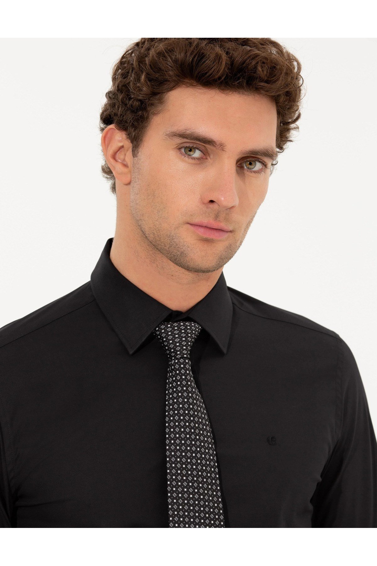 Slim Fit Uzun Kollu Basic Gömlek