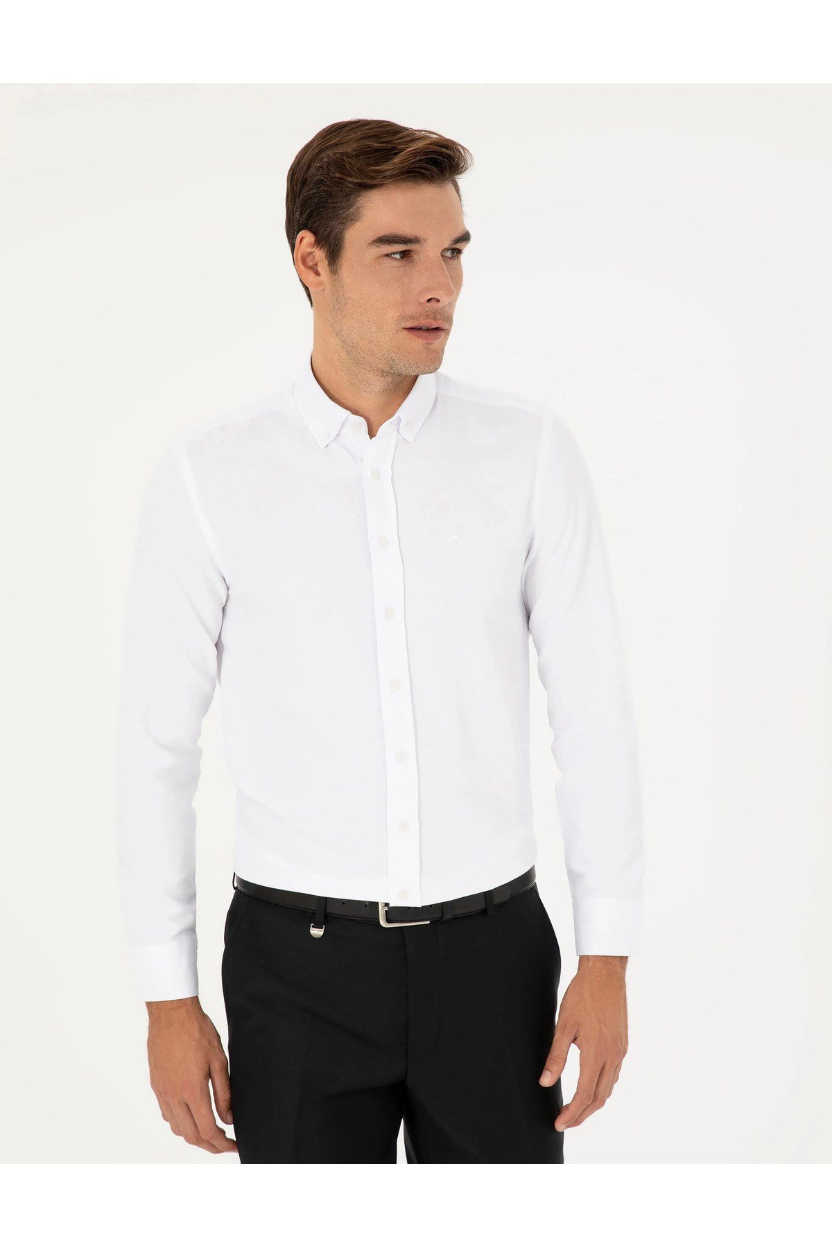 Slim Fit Uzun Kollu Oxford Erkek Gömlek