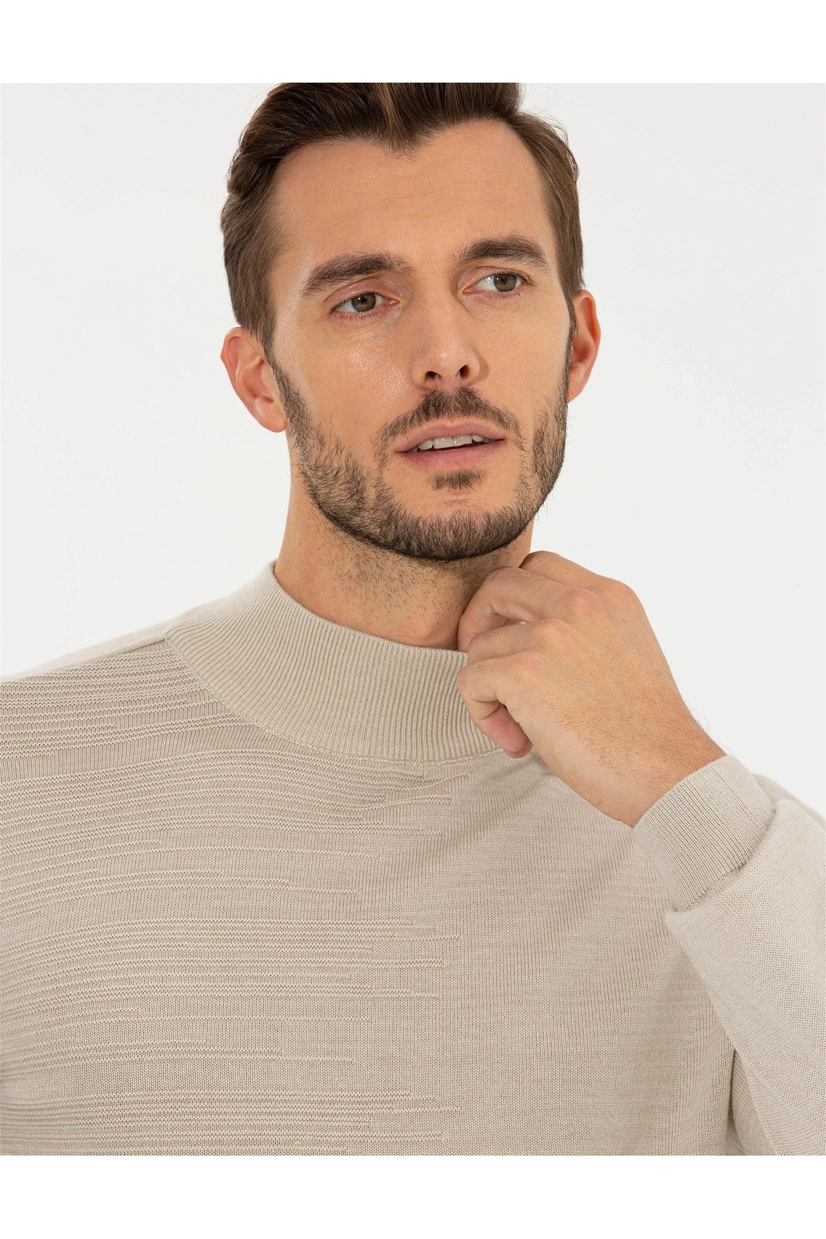 Slim Fit Yarım Balıkçı Triko Kazak G021SZ0TK.000.1487748.VR120