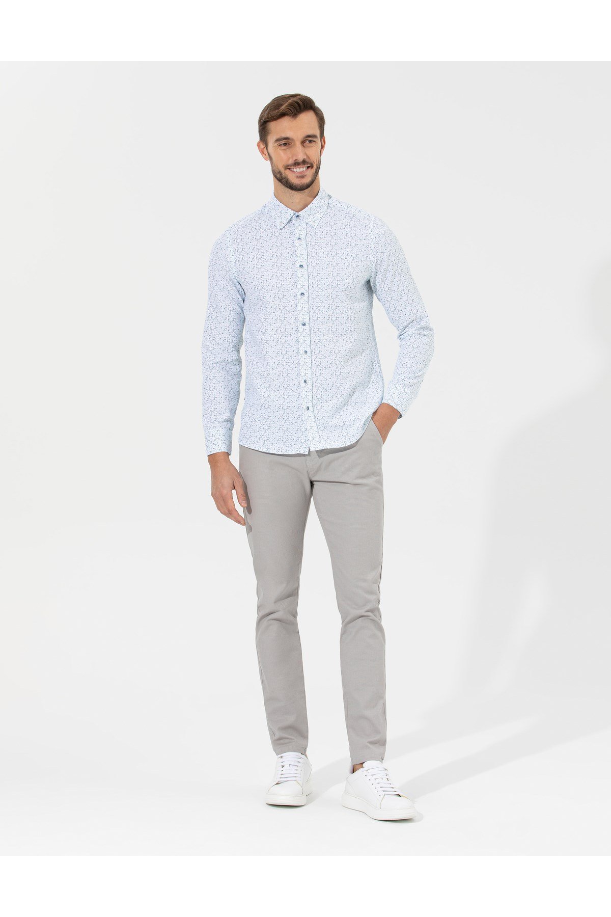 Taş Slim Fit Kanvas Pantolon 50265904-VR049