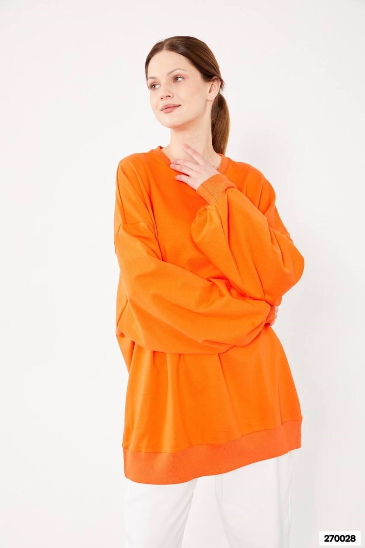 Tesettür Sweatshirt Tunik