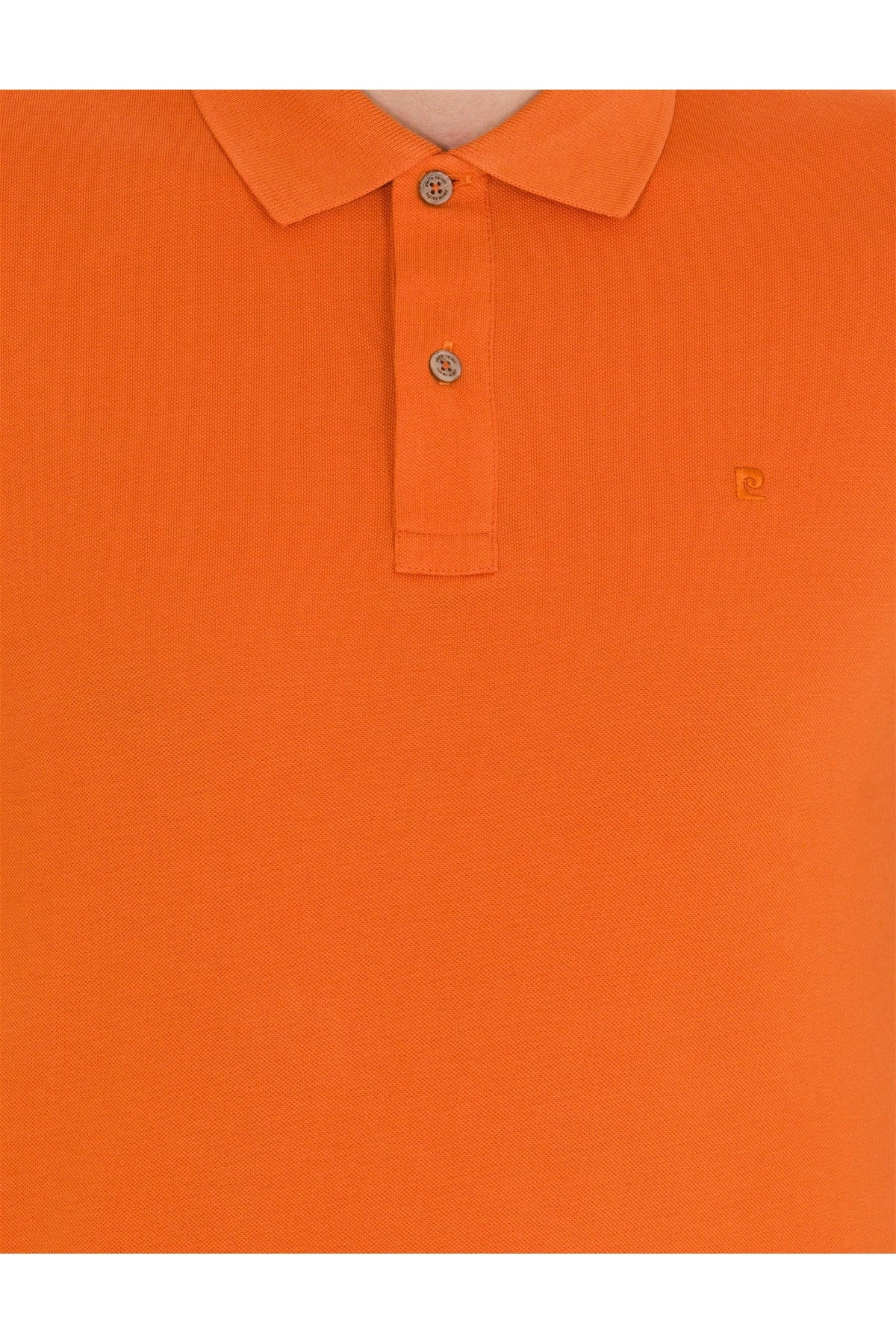 Turuncu Slim Fit Polo Yaka Basic Tişört G021SZ011.000.1567279.VR191