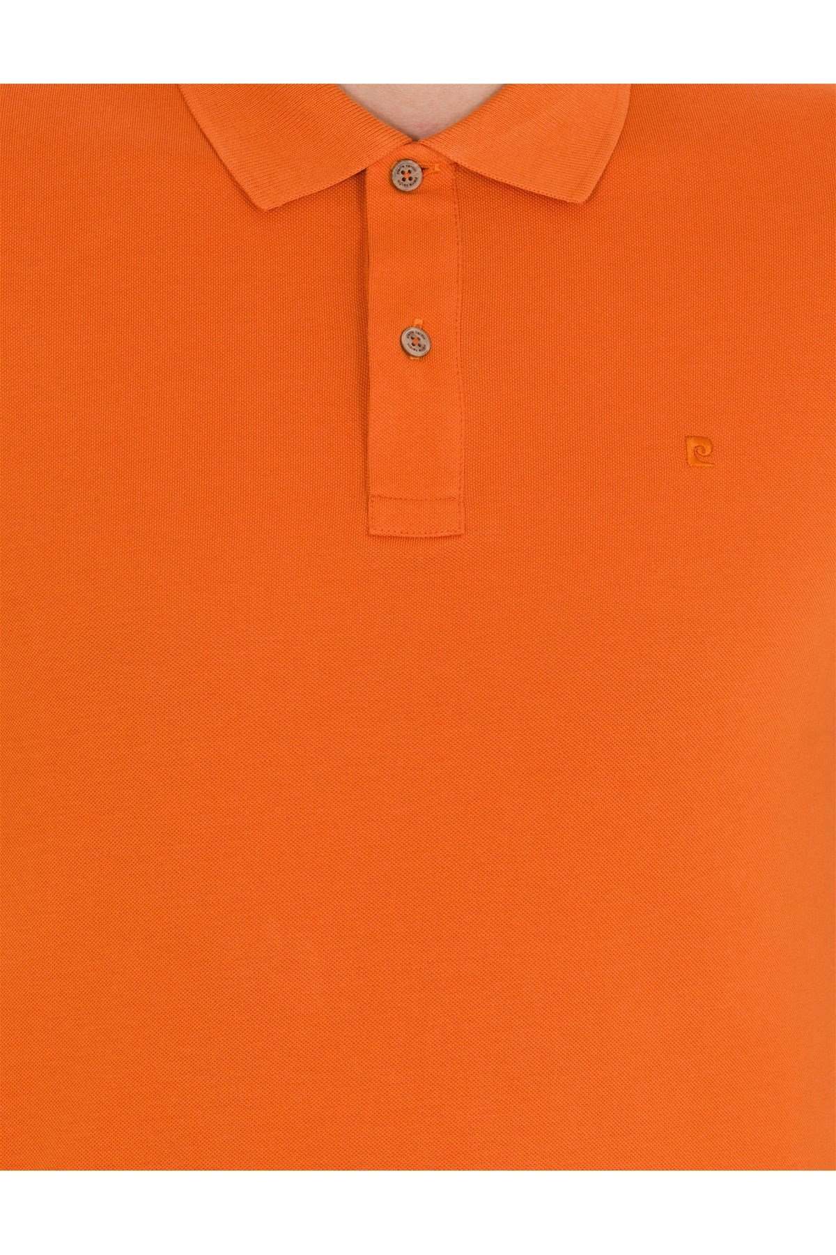 Turuncu Slim Fit Polo Yaka Basic Tişört G021SZ011.000.1567279.VR191